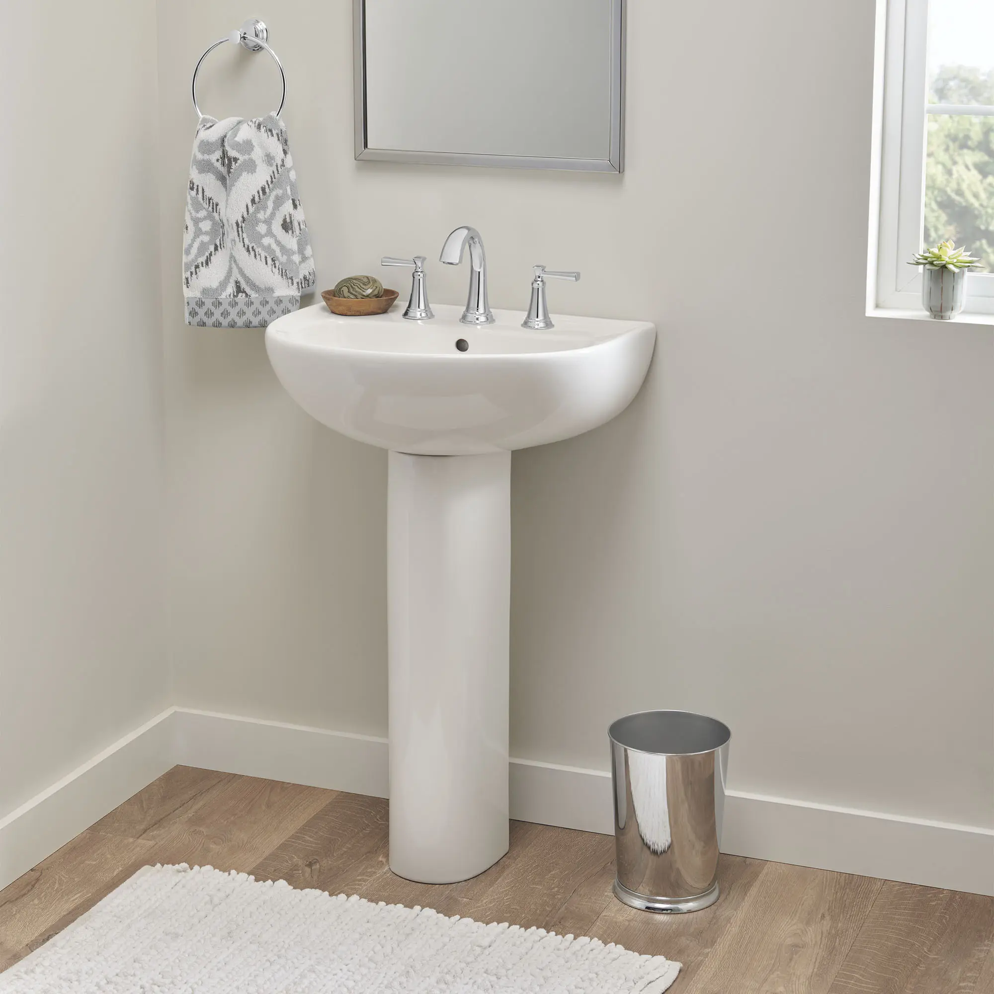 Reliant® 22 in. Pedestal Sink Top Only, 8 in. Widespread Holes - Image 7