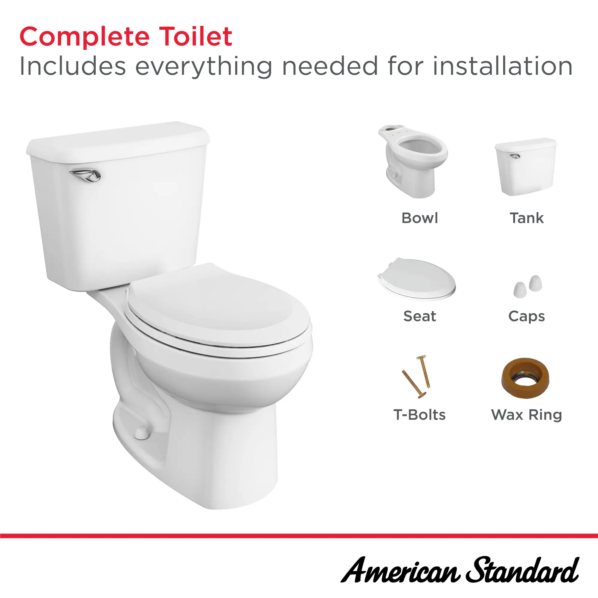 Reliant Two-Piece 1.28 gpf/4.8 Lpf Standard Height Round Front 10-Inch Rough Toilet with Seat - Image 20