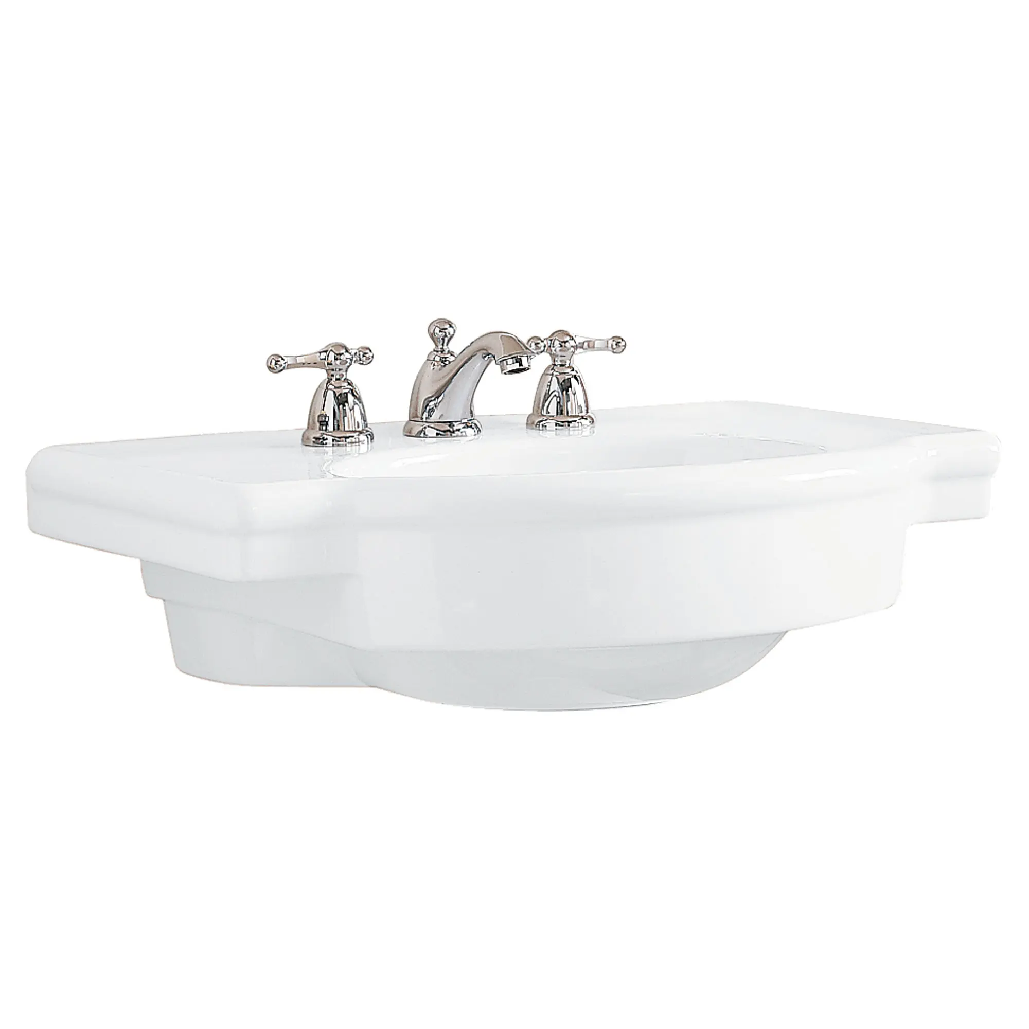Retrospect® 8-Inch Widespread Pedestal Sink Top - Image 10