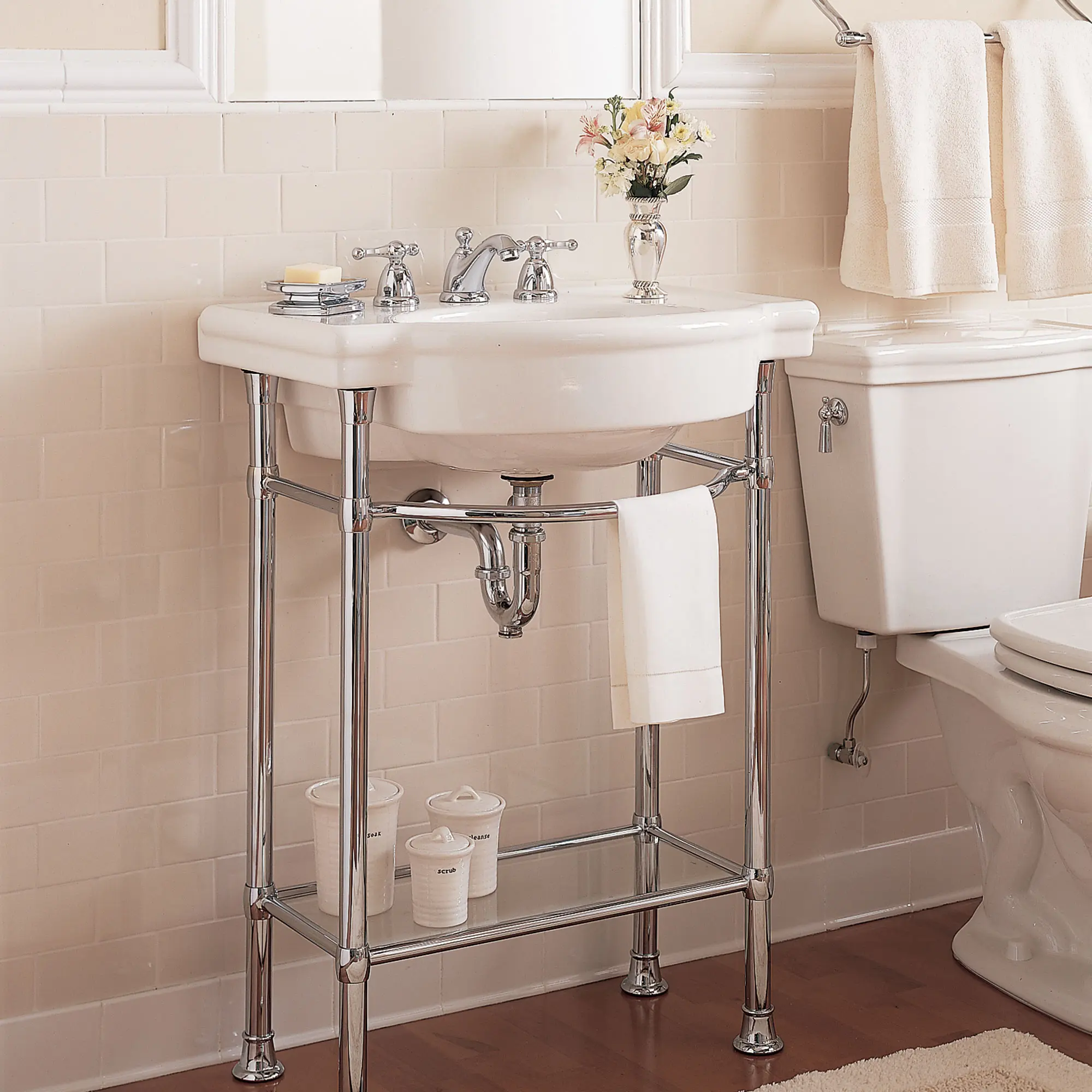 Retrospect® 8-Inch Widespread Pedestal Sink Top - Image 6