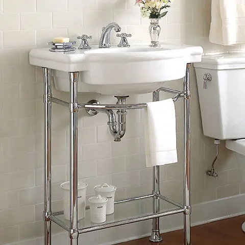 Retrospect® 8-Inch Widespread Pedestal Sink Top - Image 7