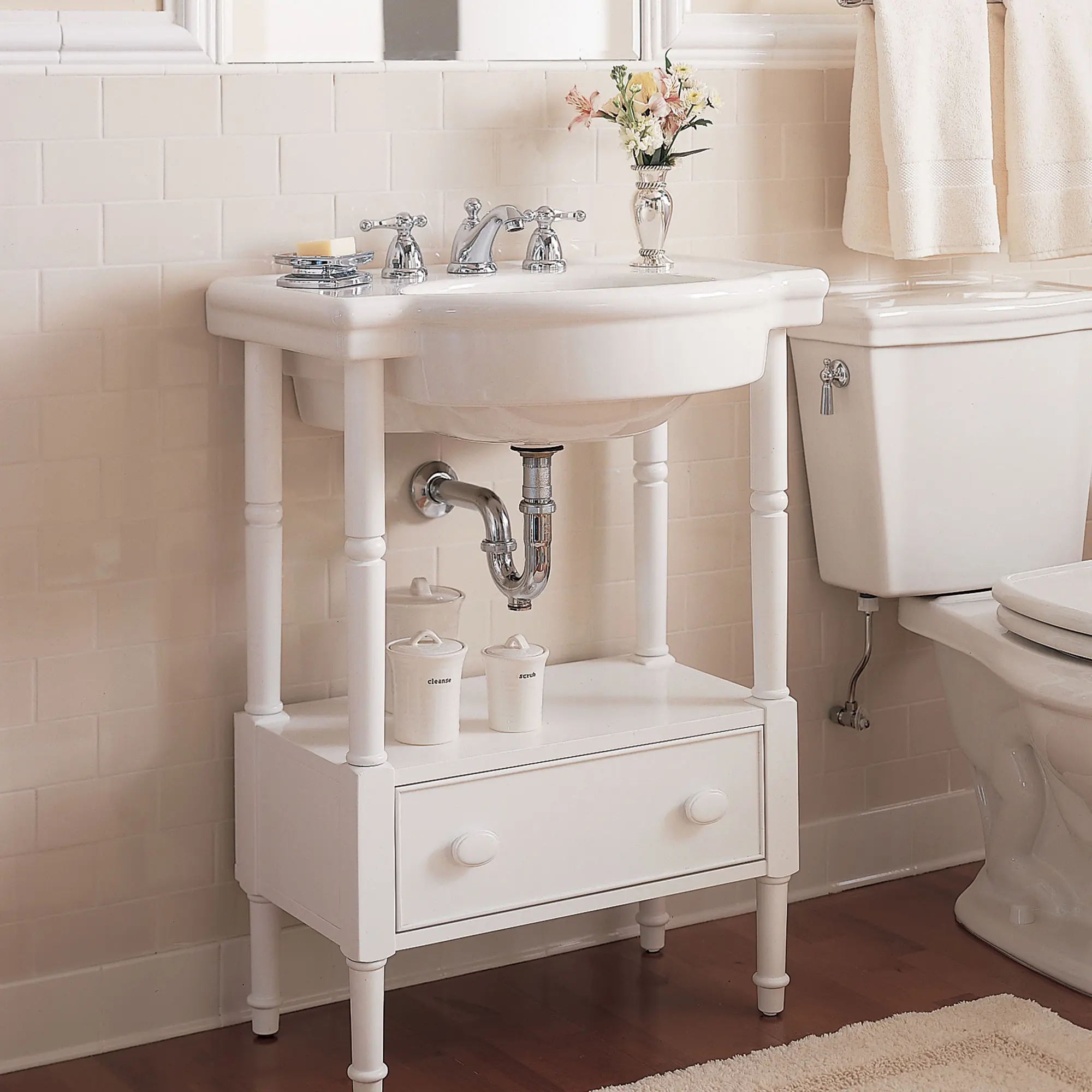 Retrospect® 8-Inch Widespread Pedestal Sink Top - Image 8