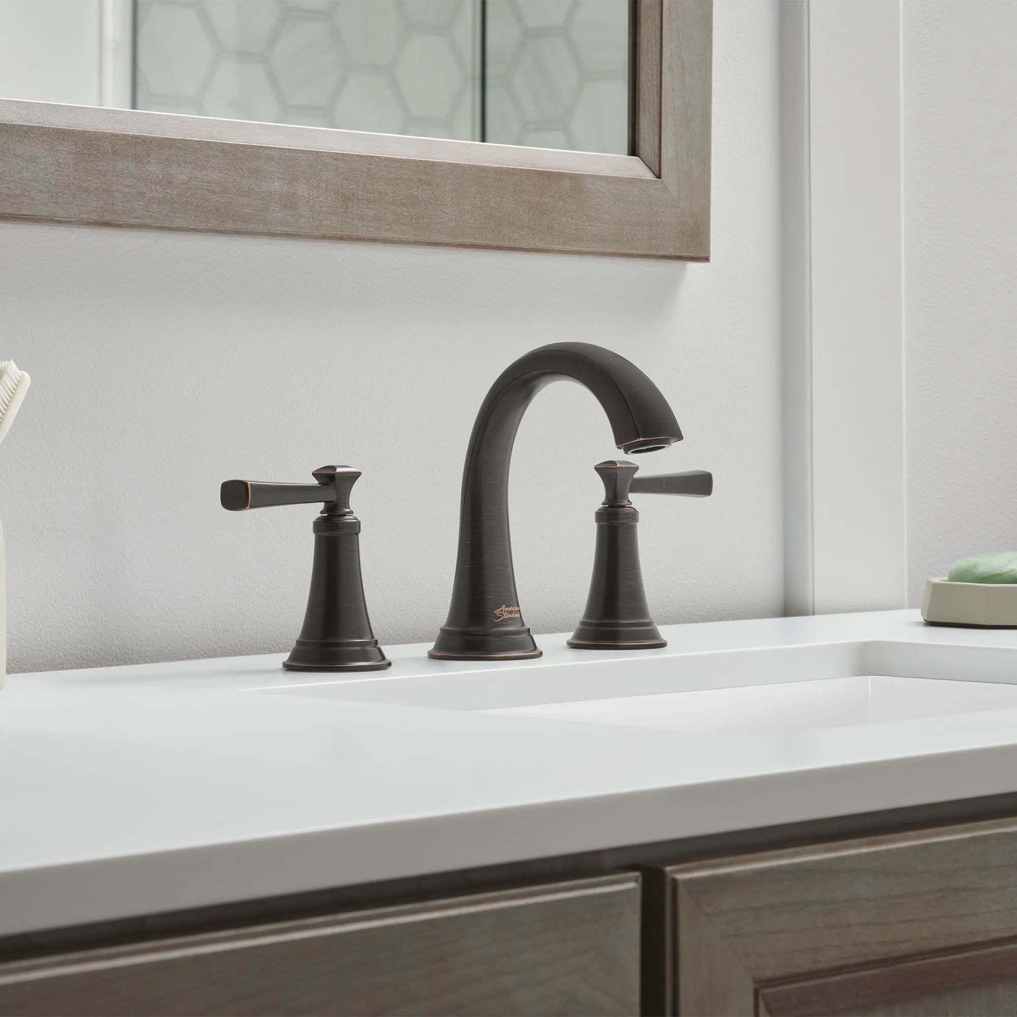 Rumson® 8-Inch Widespread 2-Handle Bathroom Faucet 1.2 gpm/4.5 L/min With Lever Handles - Image 19