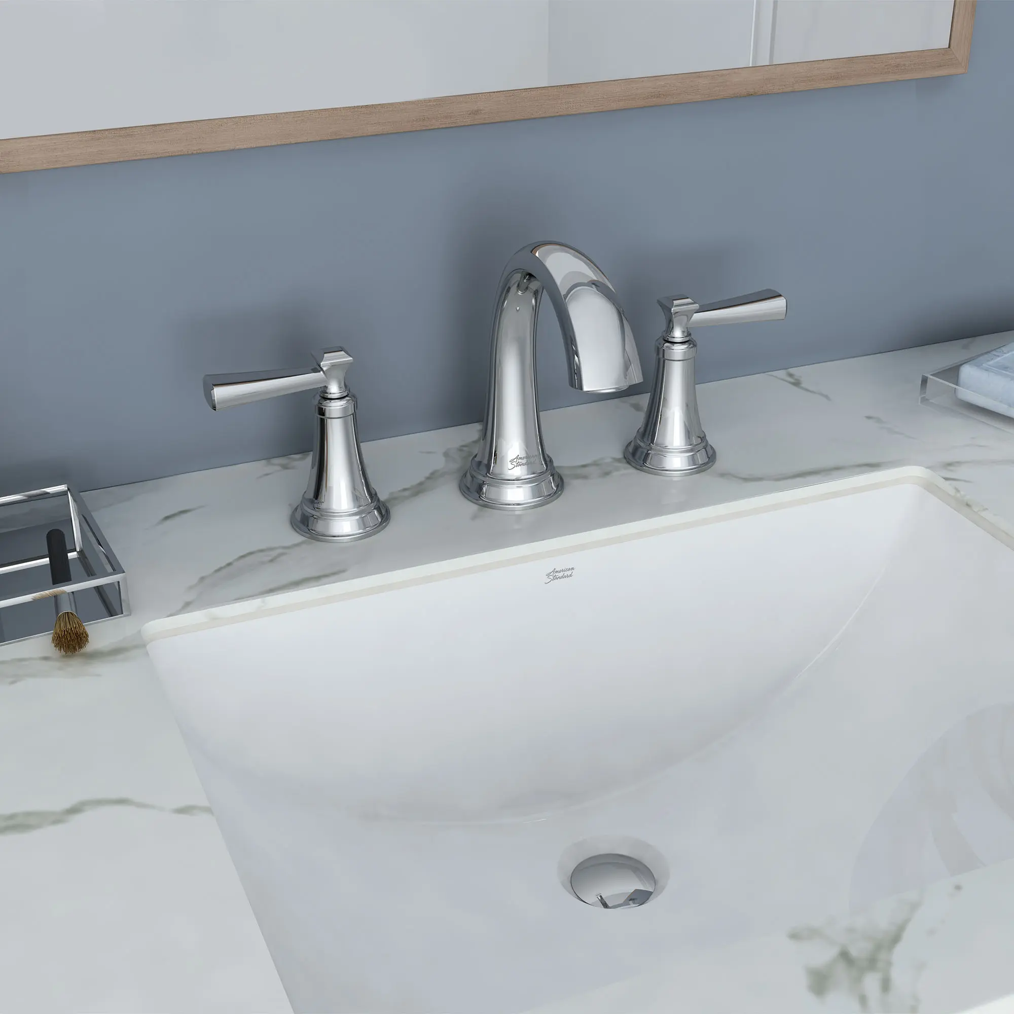 Rumson® 8-Inch Widespread 2-Handle Bathroom Faucet 1.2 gpm/4.5 L/min With Lever Handles - Image 22