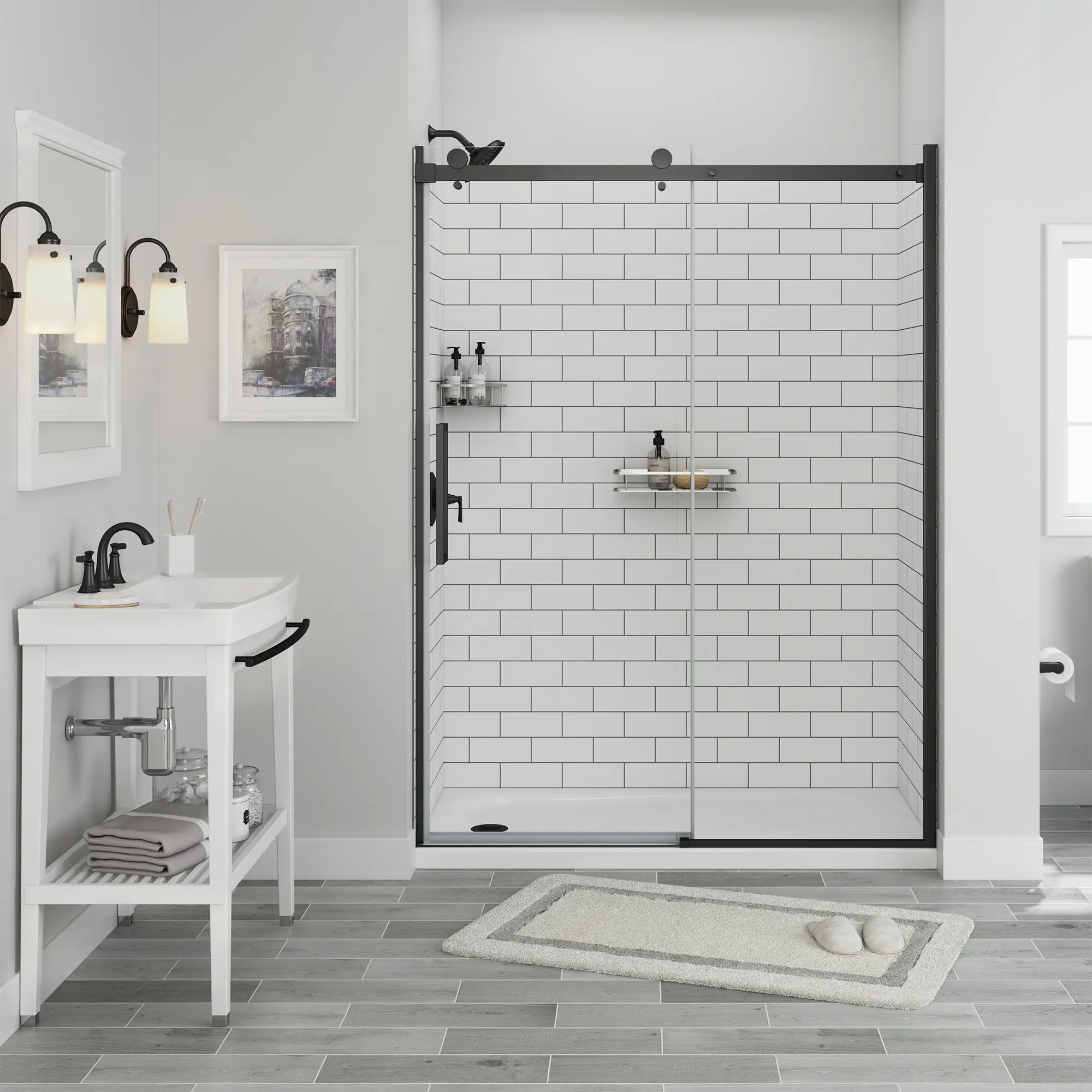 Rumson® 8-Inch Widespread 2-Handle Bathroom Faucet 1.2 gpm/4.5 L/min With Lever Handles - Image 67