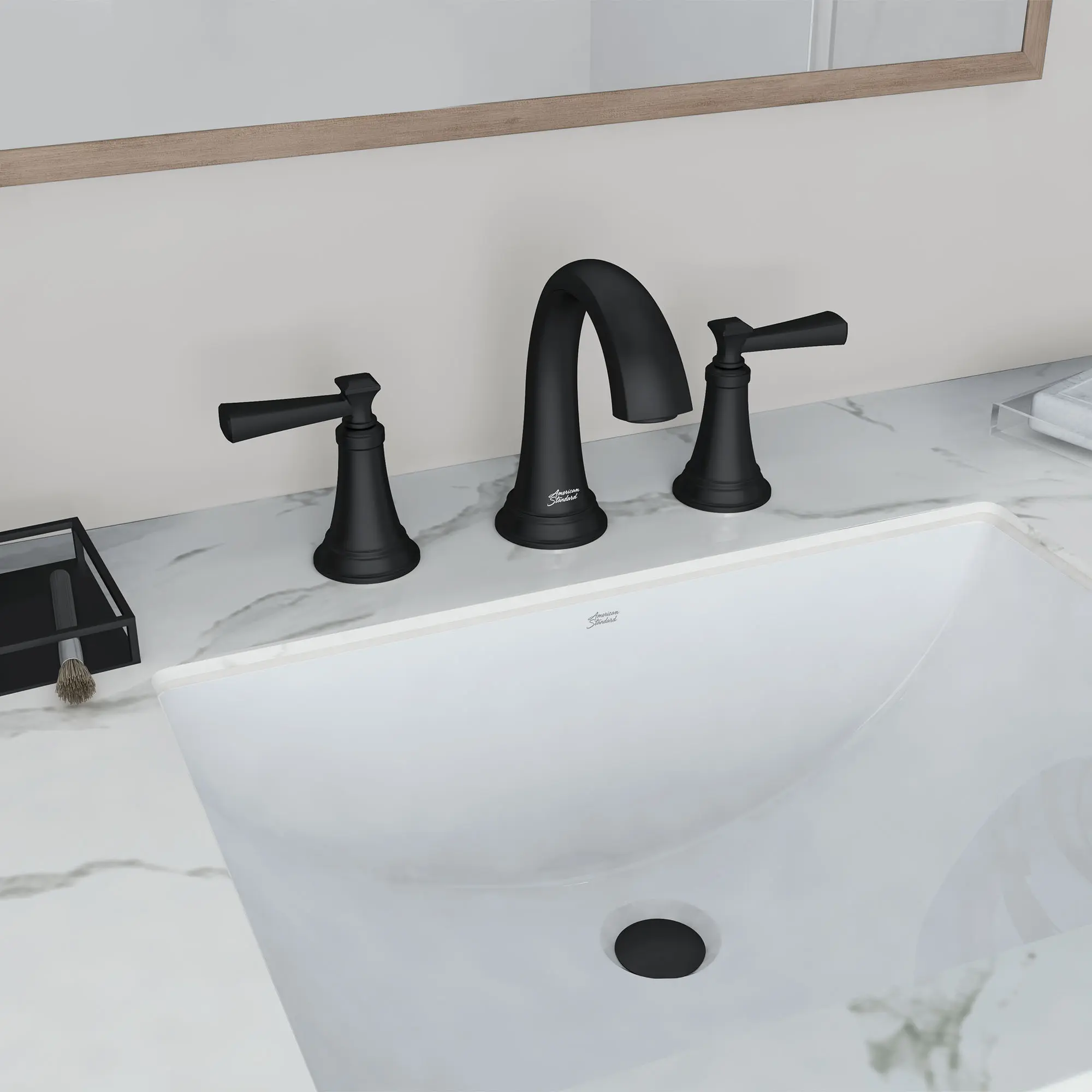 Rumson® 8-Inch Widespread 2-Handle Bathroom Faucet 1.2 gpm/4.5 L/min With Lever Handles - Image 69