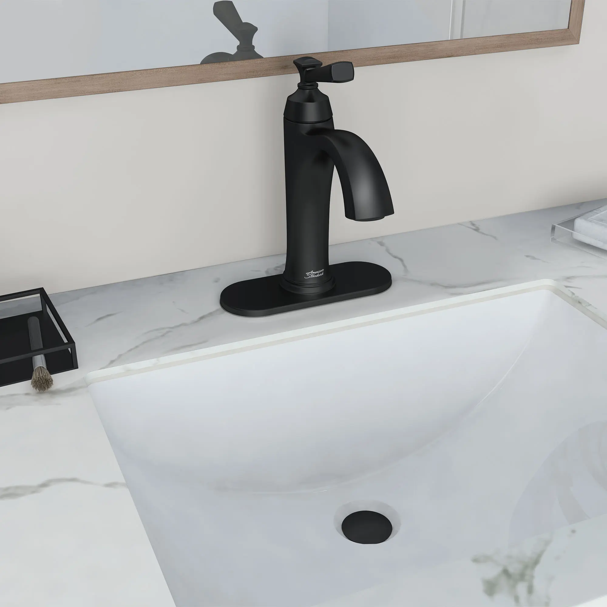 Rumson® Single Hole Single-Handle Bathroom Faucet 1.2 gpm/4.5 L/min With Lever Handle - Image 22