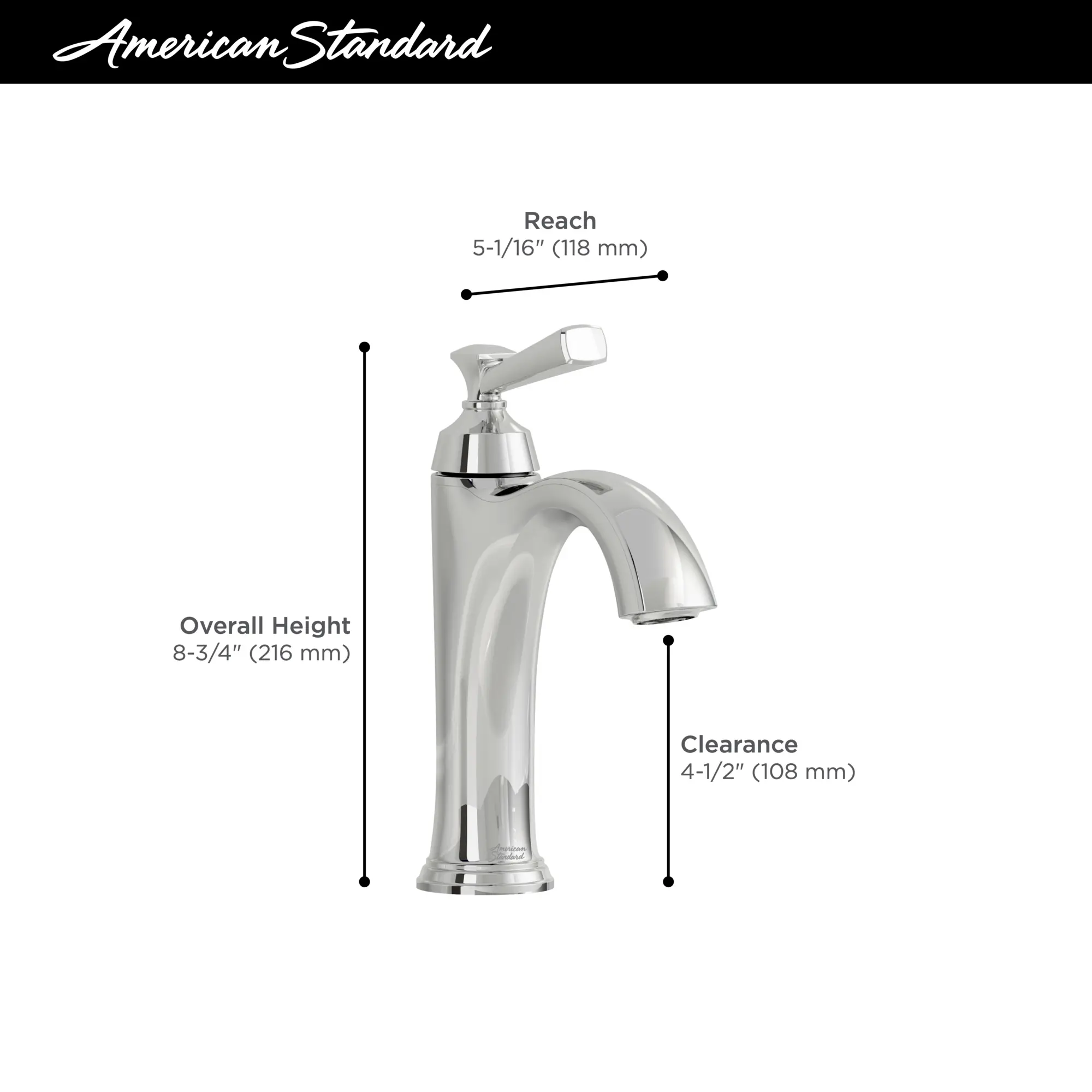Rumson® Single Hole Single-Handle Bathroom Faucet 1.2 gpm/4.5 L/min With Lever Handle - Image 33