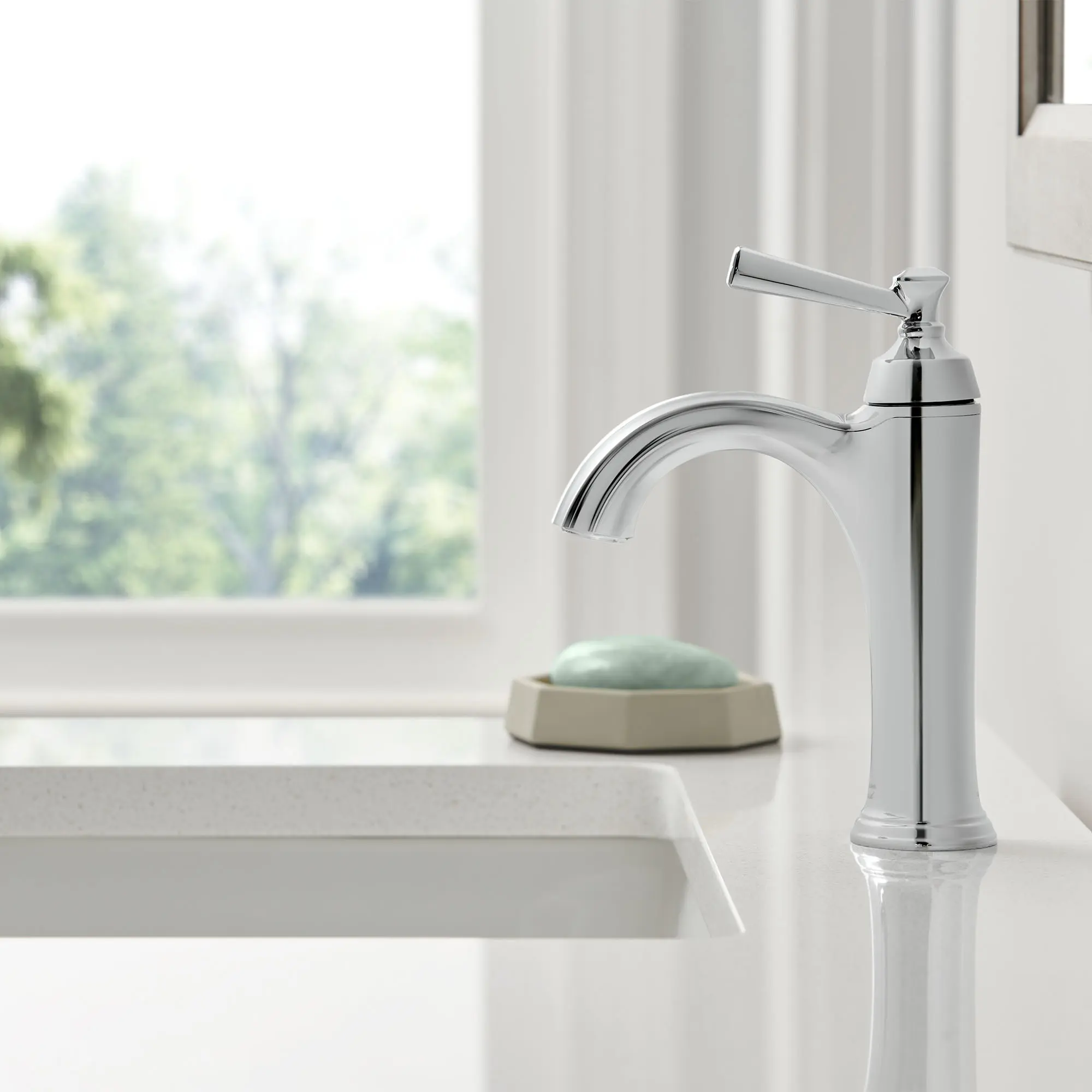 Rumson® Single Hole Single-Handle Bathroom Faucet 1.2 gpm/4.5 L/min With Lever Handle - Image 6