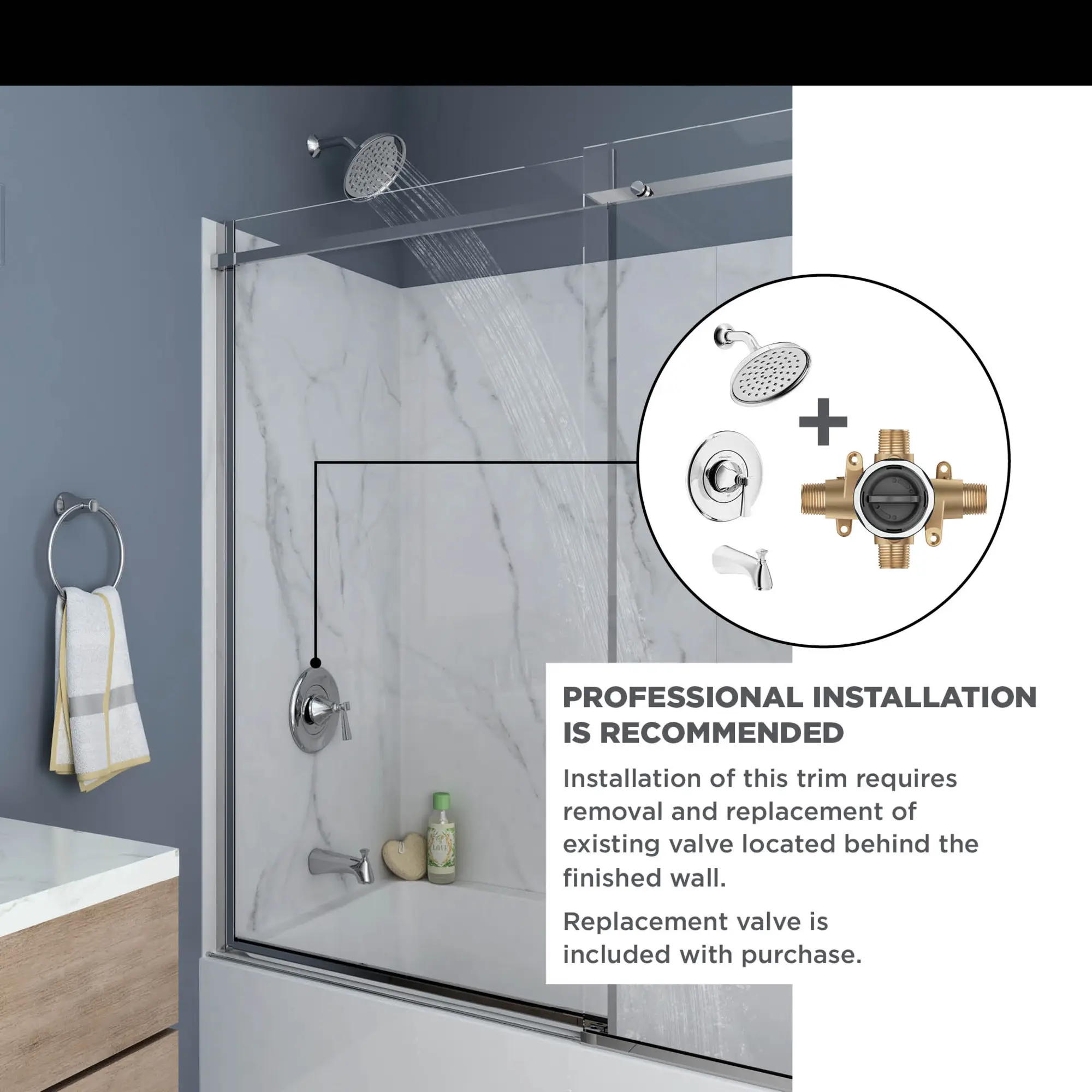 Rumson® Tub and Shower Trim Kit With Valve - Image 25