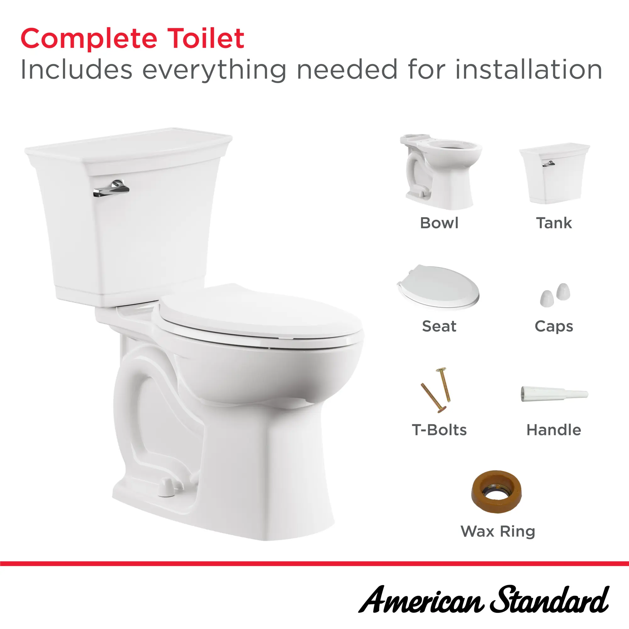 Rumson Two-Piece Chair Height Elongated Toilet with Seat - Image 20