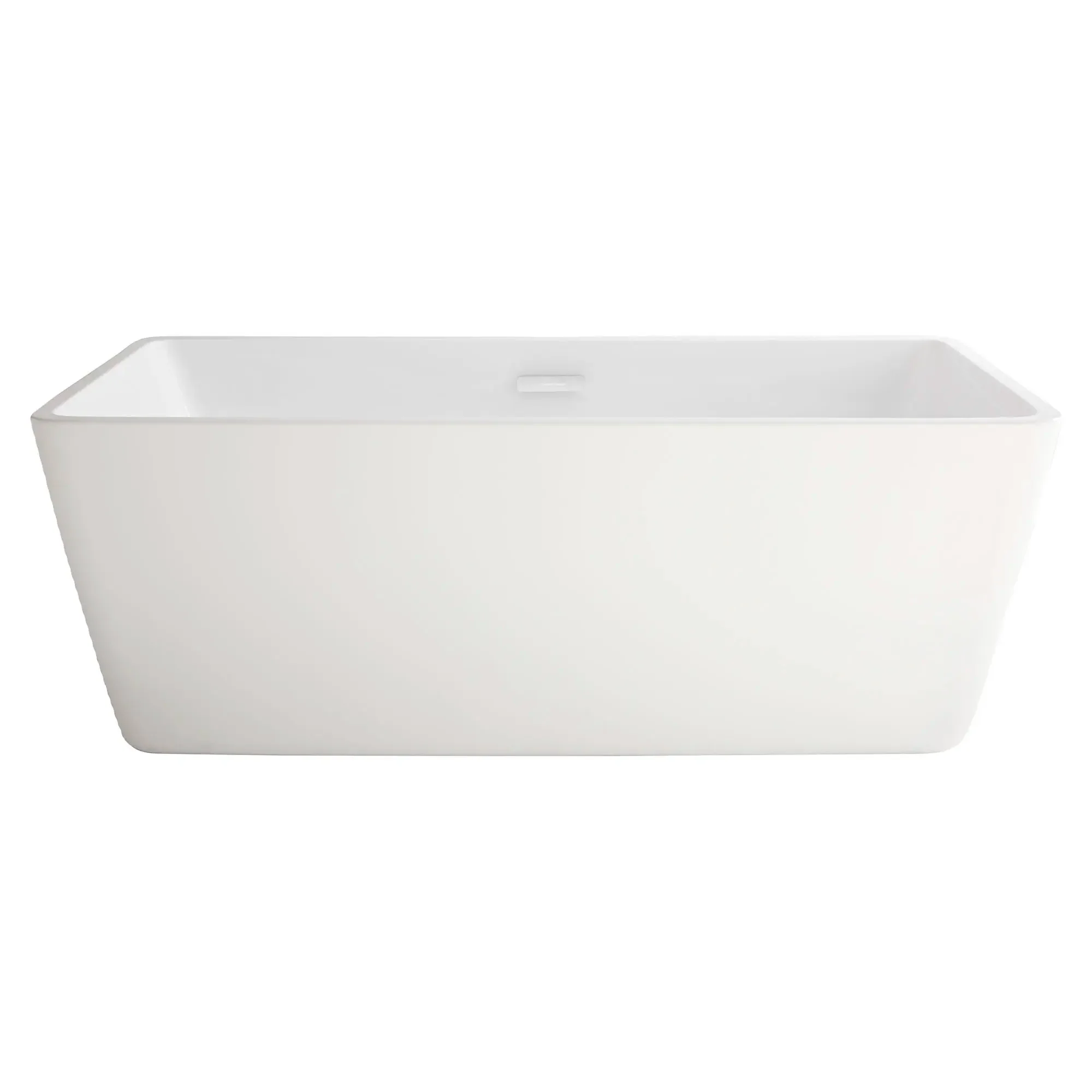 Sedona® Loft 63 x 30-Inch Rectangle Freestanding Bathtub Center Drain With Integrated Overflow