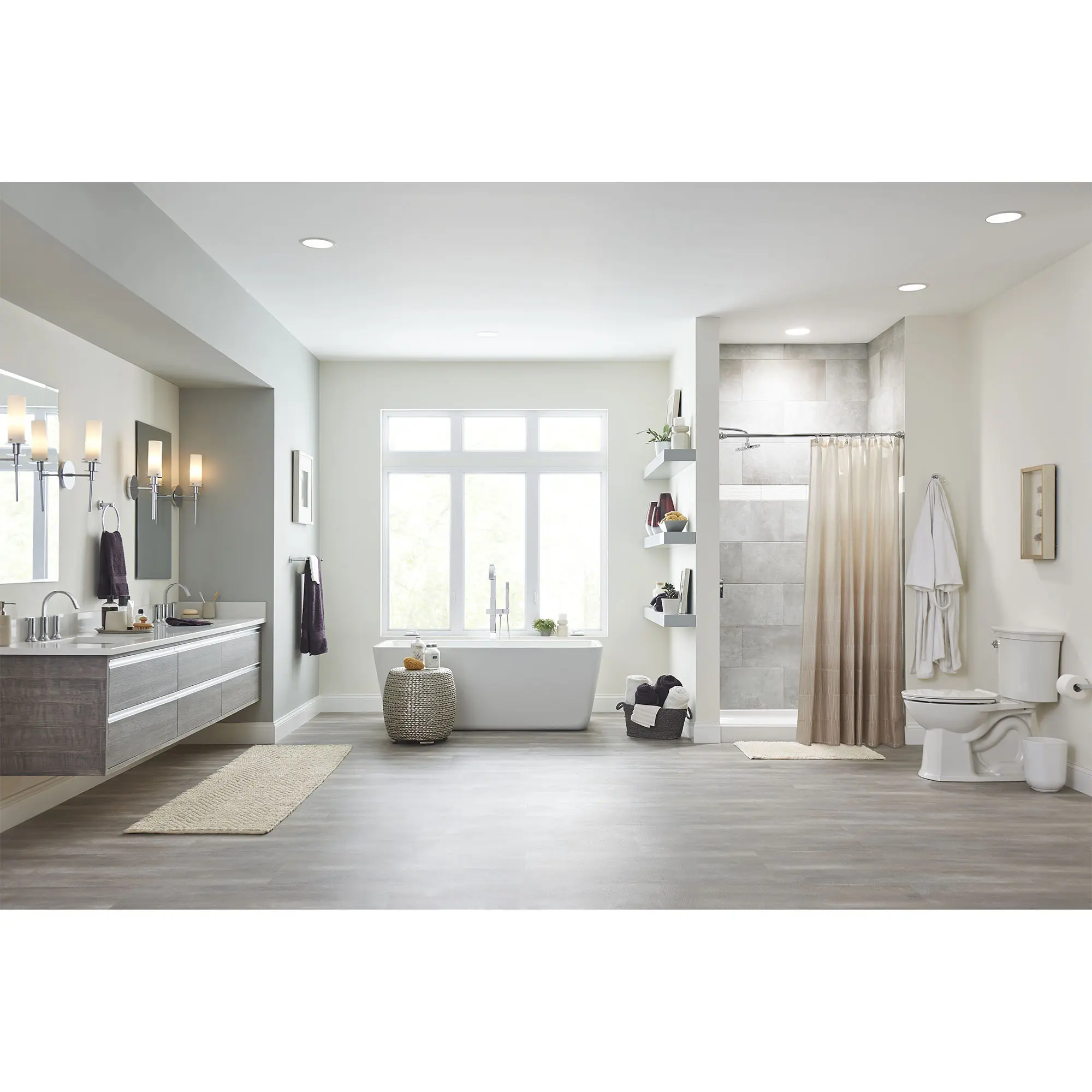 Sedona® Loft 63 x 30-Inch Rectangle Freestanding Bathtub Center Drain With Integrated Overflow - Image 10