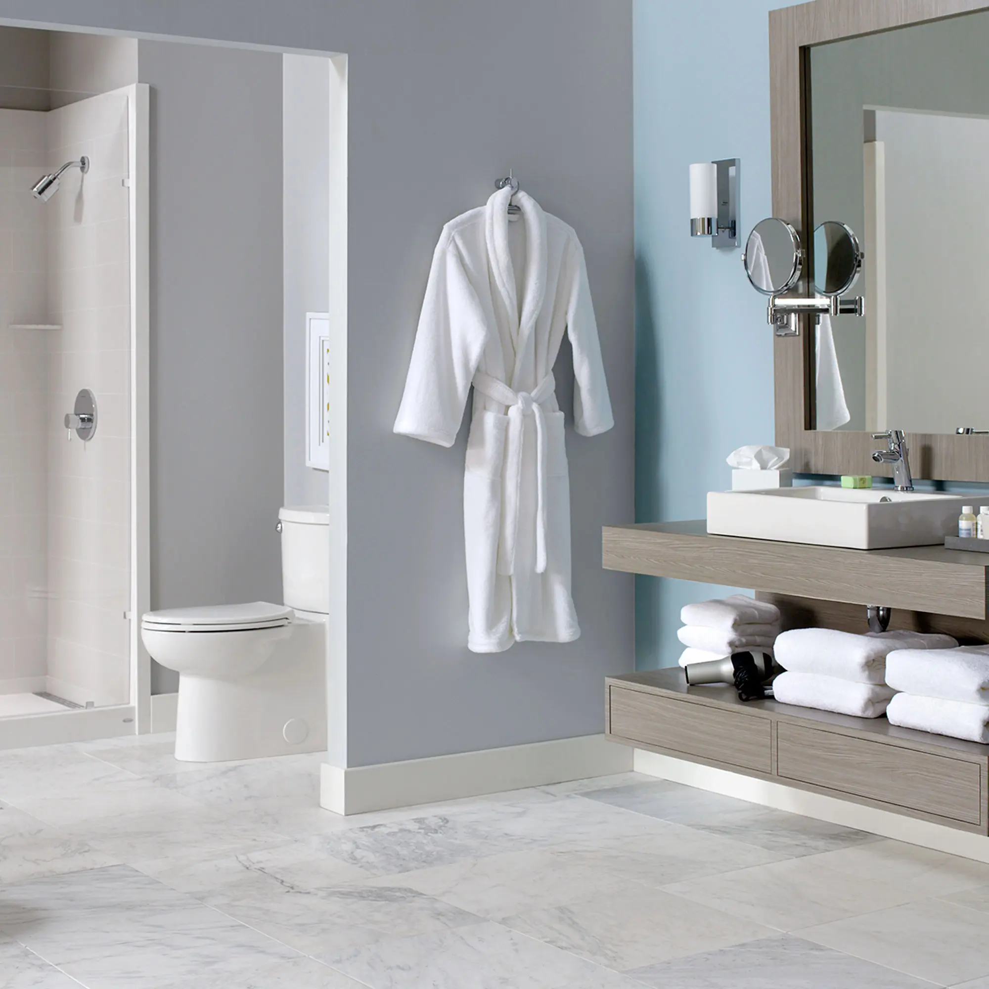 Serin 2.0 GPM Shower Trim Kit with FloWise Showerhead and Lever Handle - Image 4