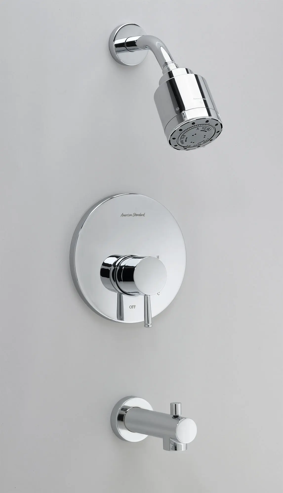 Serin® 2.5 gpm/9.5 L/min Shower Trim Kit With 3-Function Shower Head, Double Ceramic Pressure Balance Cartridge With Lever Handle - Image 6