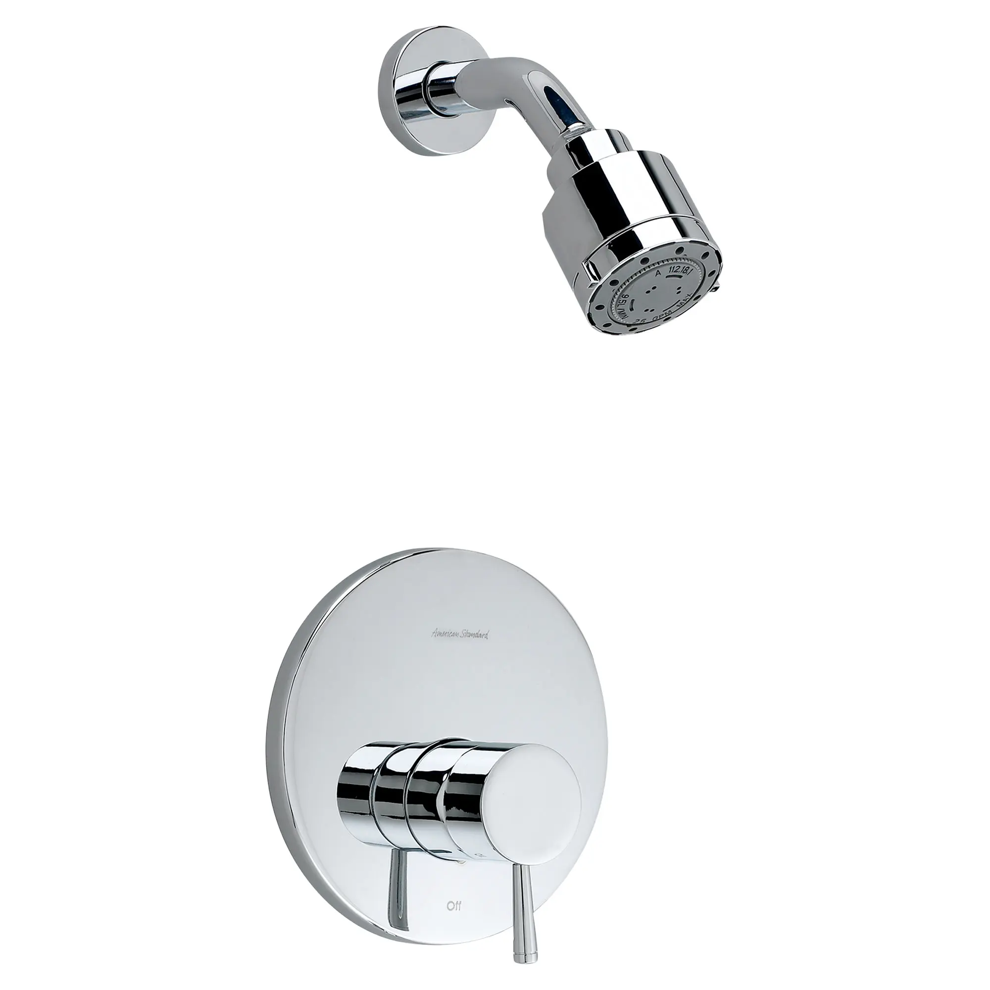 Serin® 2.5 gpm/9.5 L/min Shower Trim Kit With 3-Function Shower Head, Double Ceramic Pressure Balance Cartridge With Lever Handle - Image 4