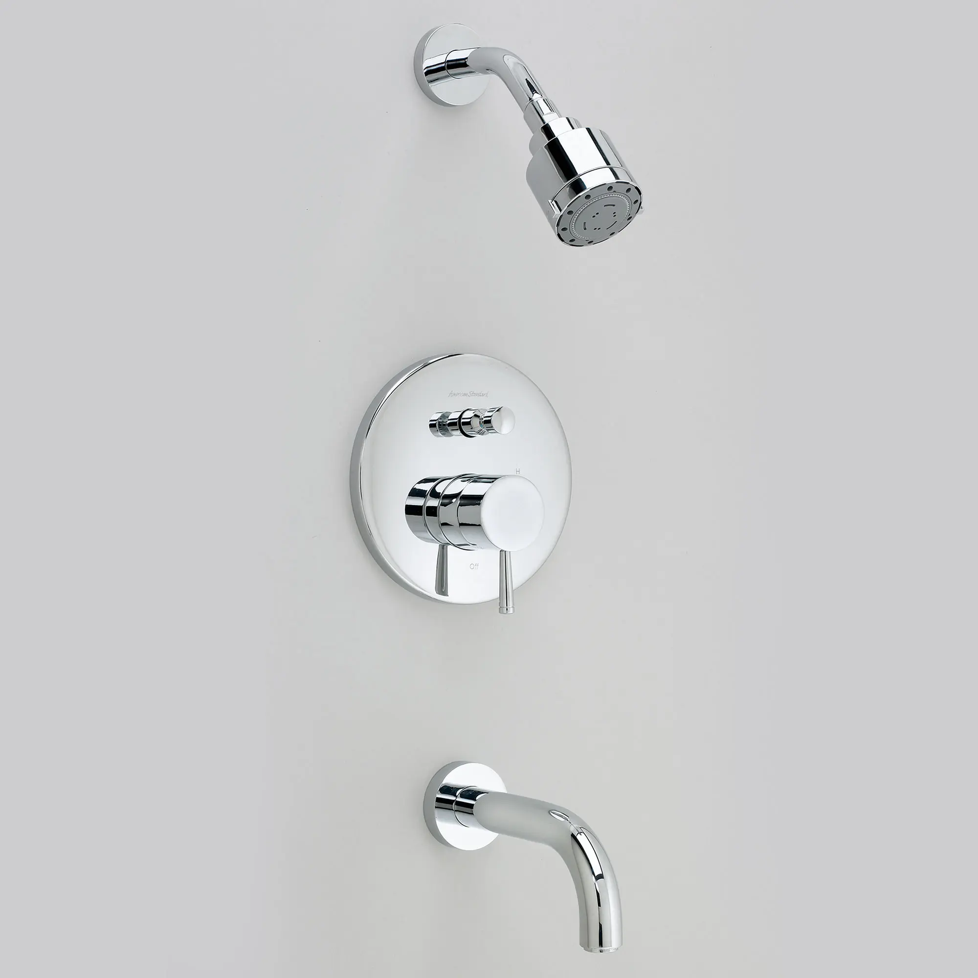 Serin® 2.5 gpm/9.5 L/min Tub and Shower Trim Kit With Rain Shower Head, Double Ceramic Pressure Balance Cartridge With Lever Handle - Image 10