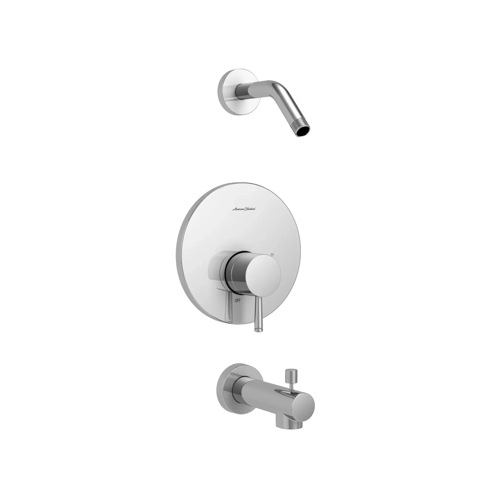 Serin® Tub and Shower Trim Kit, Double Ceramic Pressure Balance Cartridge With Lever Handle - Image 3