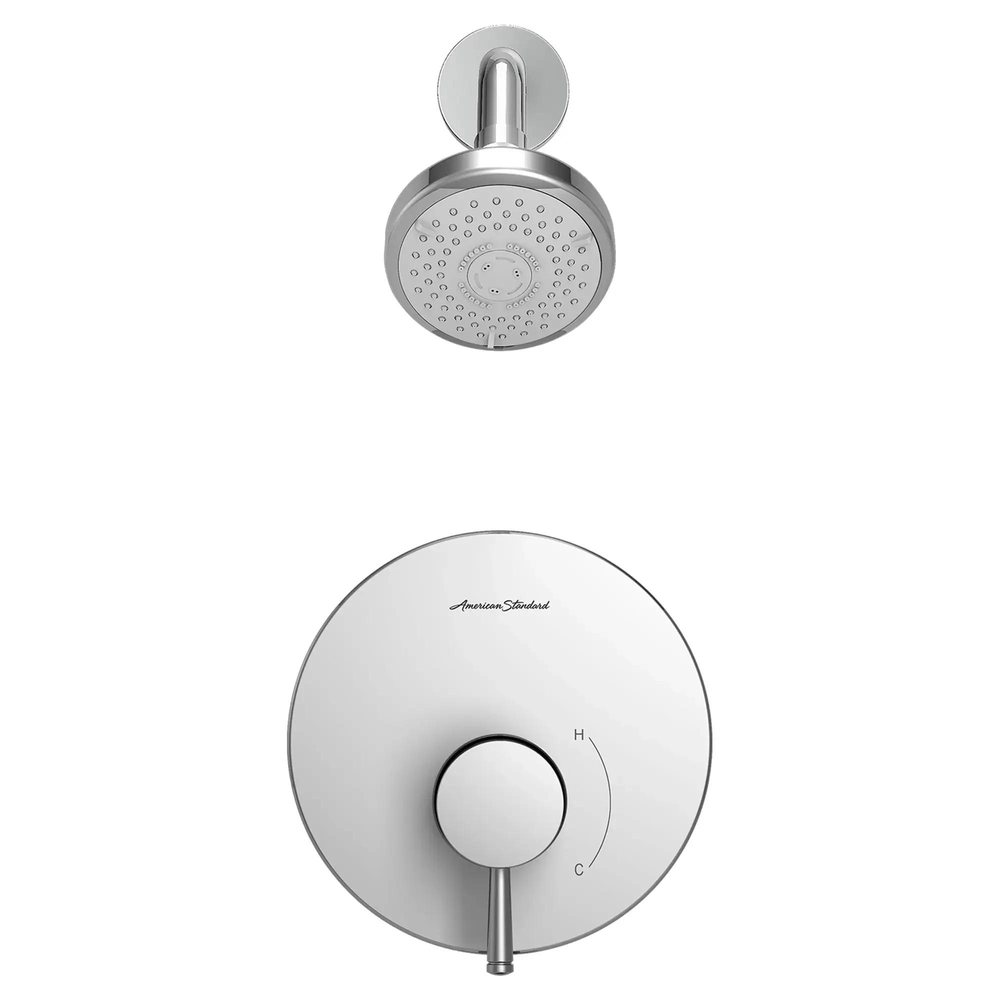 Serin® 1.75 gpm/6.6 L/min Tub and Shower Trim Kit With Water-Saving 3-Function Shower Head, Double Ceramic Pressure Balance Cartridge With Lever Handle