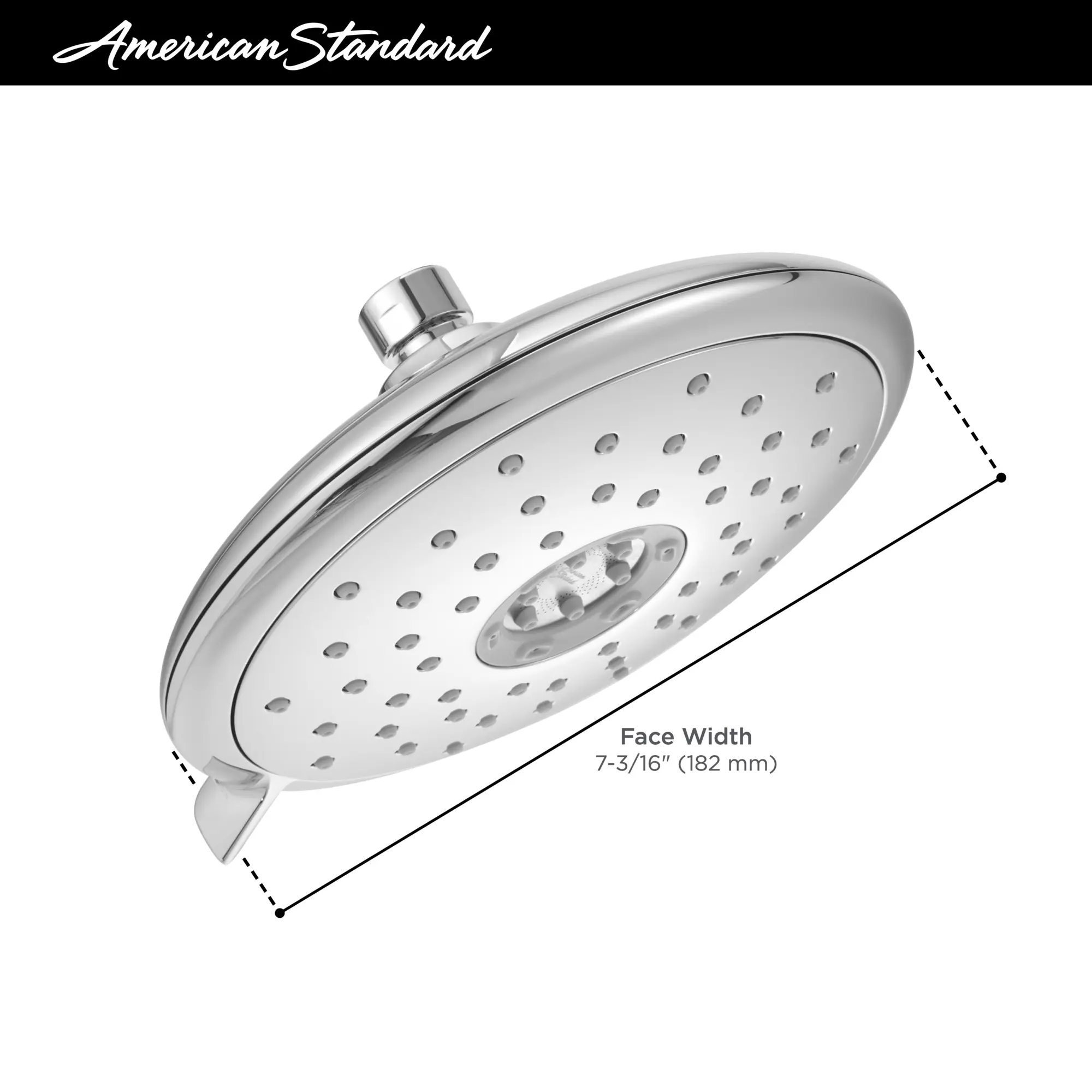 Spectra® Fixed 7-Inch 2.5 gpm/9.5 L/min Fixed Showerhead - Image 5