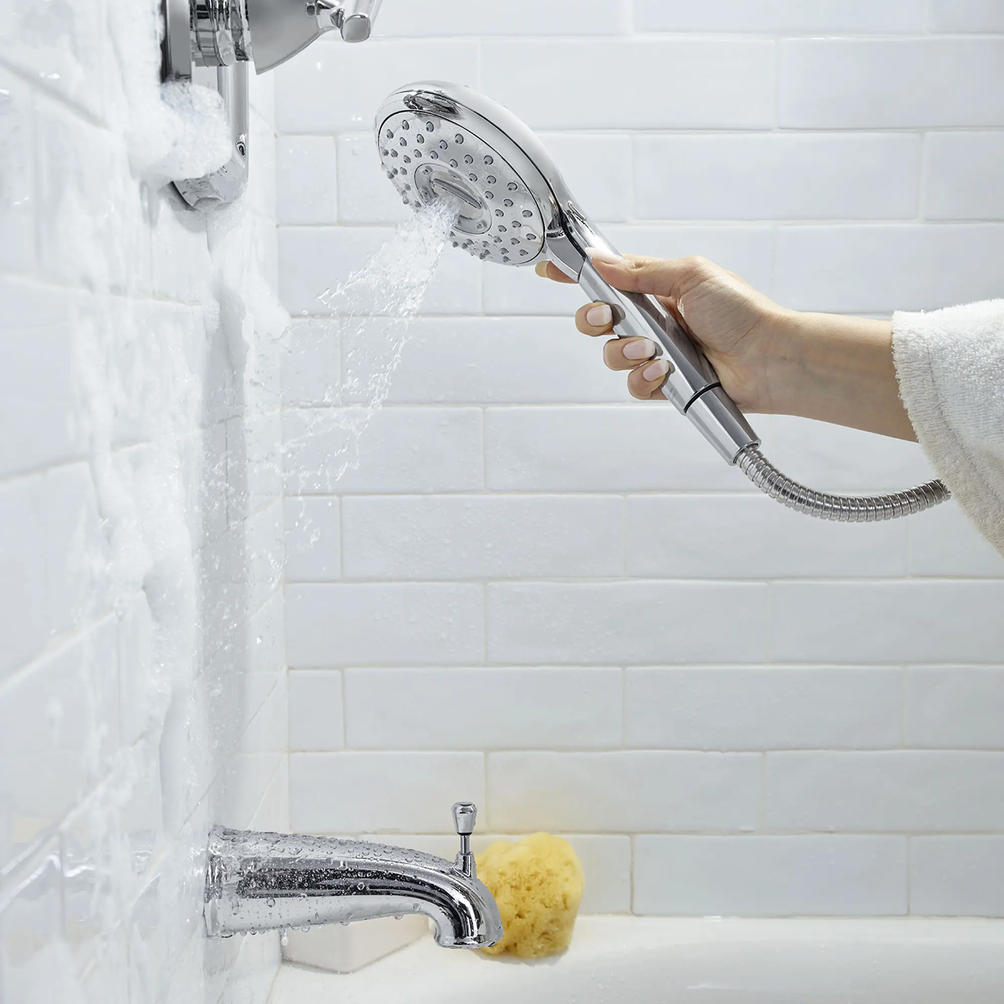 Spectra® Handheld 2.5 gpm/9.5 L/min 5-Inch 4-Function Hand Shower