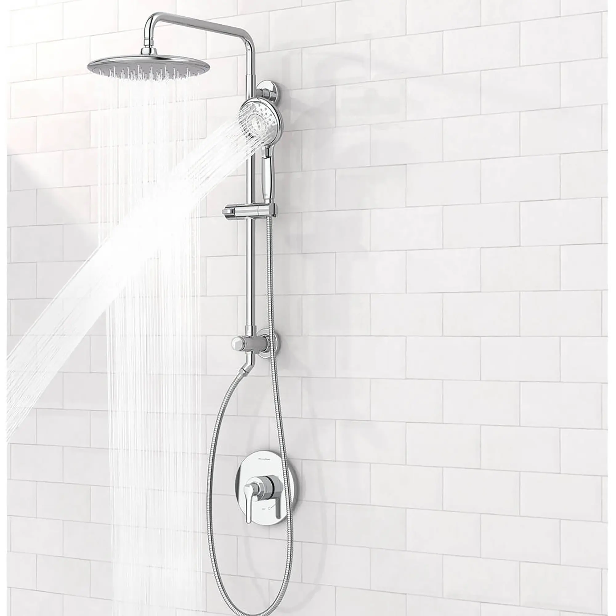 Spectra Versa® 24-Inch 4-Function 1.8 gpm/6.8 L/min Shower System With Rain Showerhead - Image 8