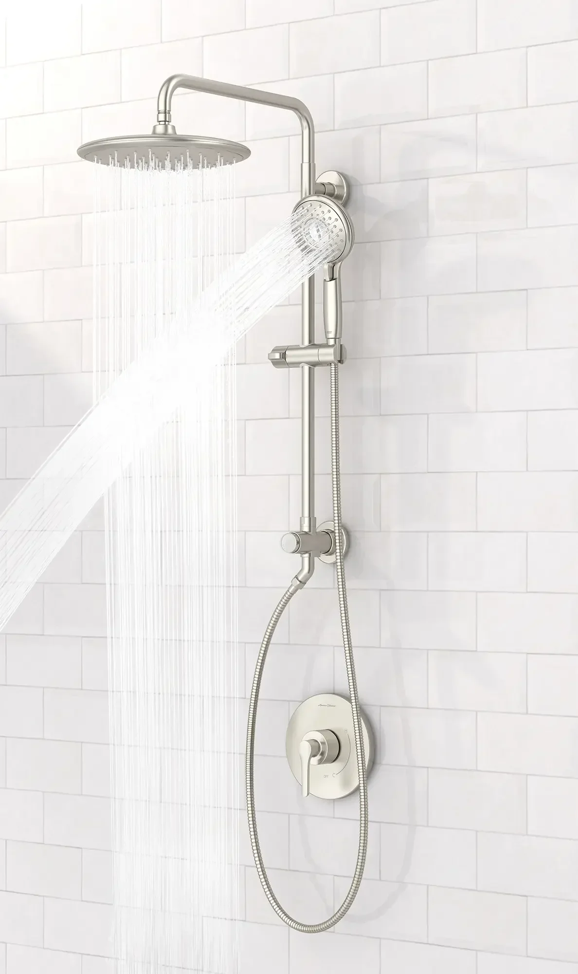 Spectra Versa® 24-Inch 4-Function 2.5 gpm/9.5 L/min Shower System With Rain Showerhead - Image 7