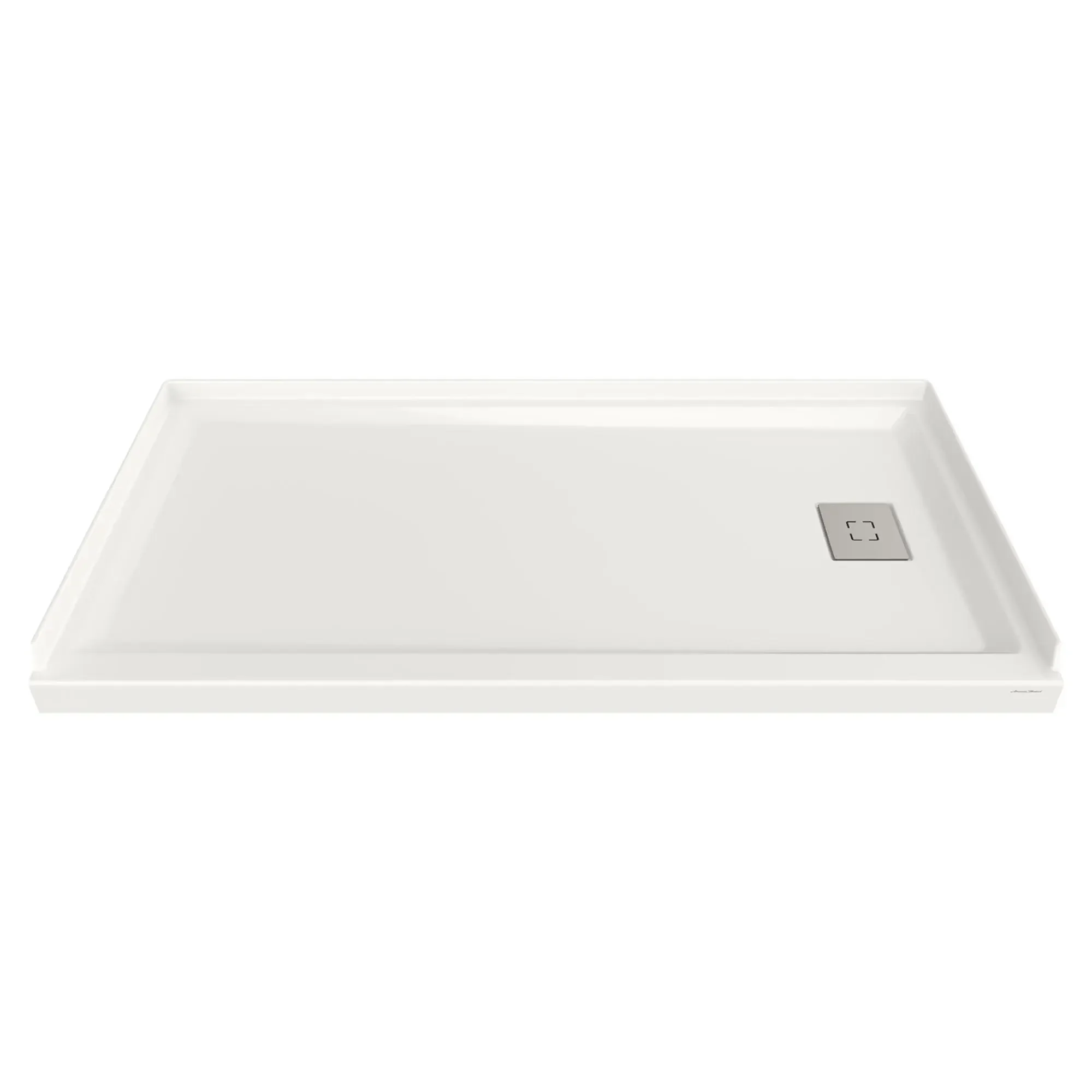 Studio 60 x 32-Inch Single Threshold Shower Base With Right-Hand Outlet
