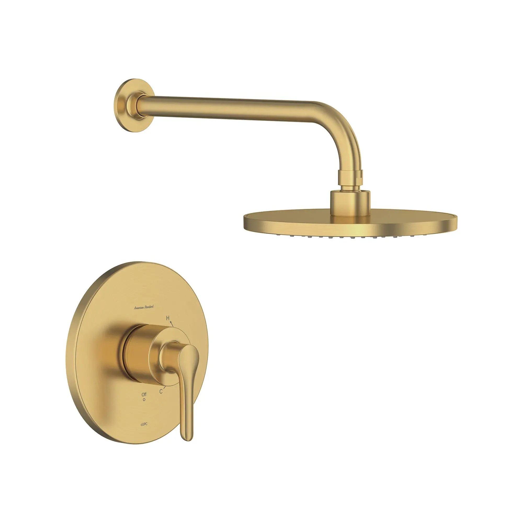 Studio® S 1.8 gpm/6.8 L/min Shower Trim Kit With Rain Showerhead, Double Ceramic Pressure Balance Cartridge With Lever Handle - Image 10
