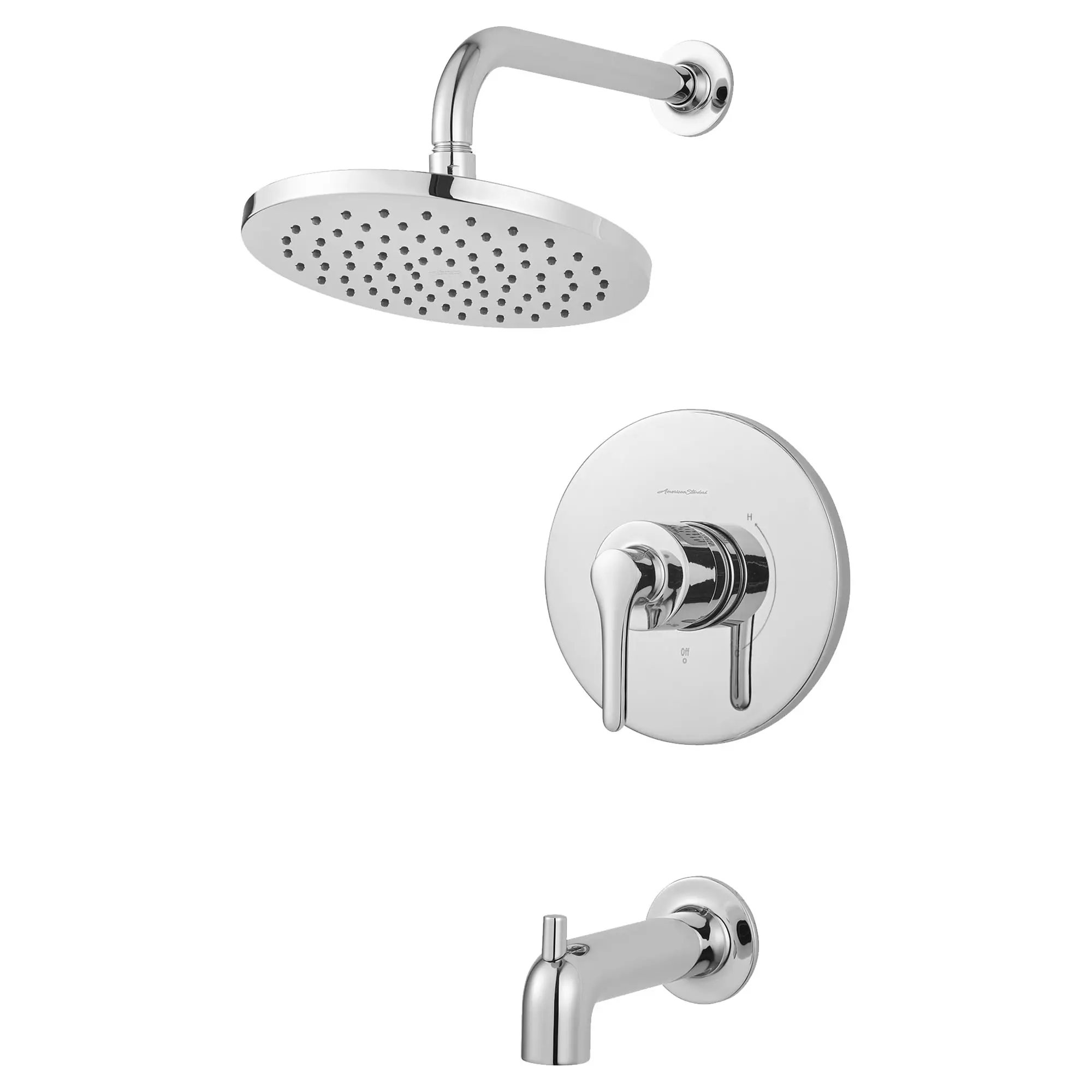 Studio® S 2.5 gpm/9.5 L/min Tub and Shower Trim Kit With Rain Showerhead, Double Ceramic Pressure Balance Cartridge With Lever Handle - Image 10