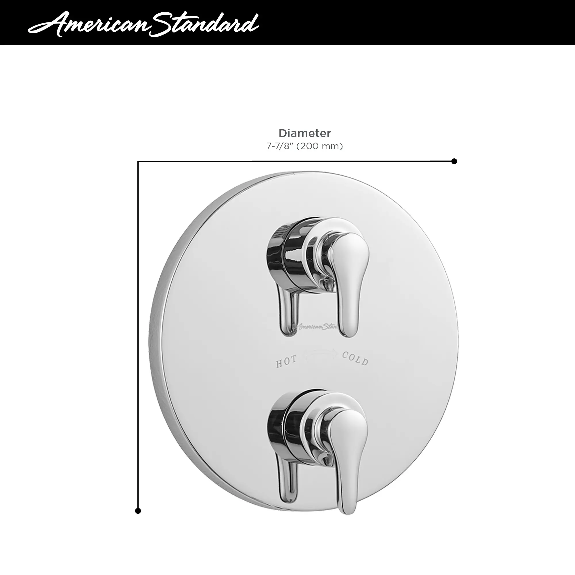 Studio® S 2-Handle Thermostatic Valve Trim Kit - Image 6