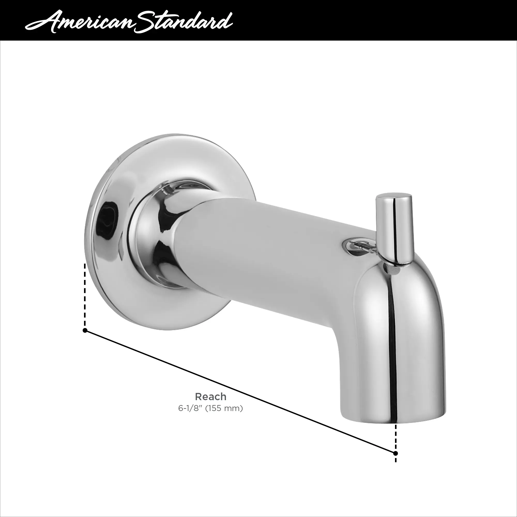 Studio® S 6-Inch IPS Diverter Tub Spout - Image 13