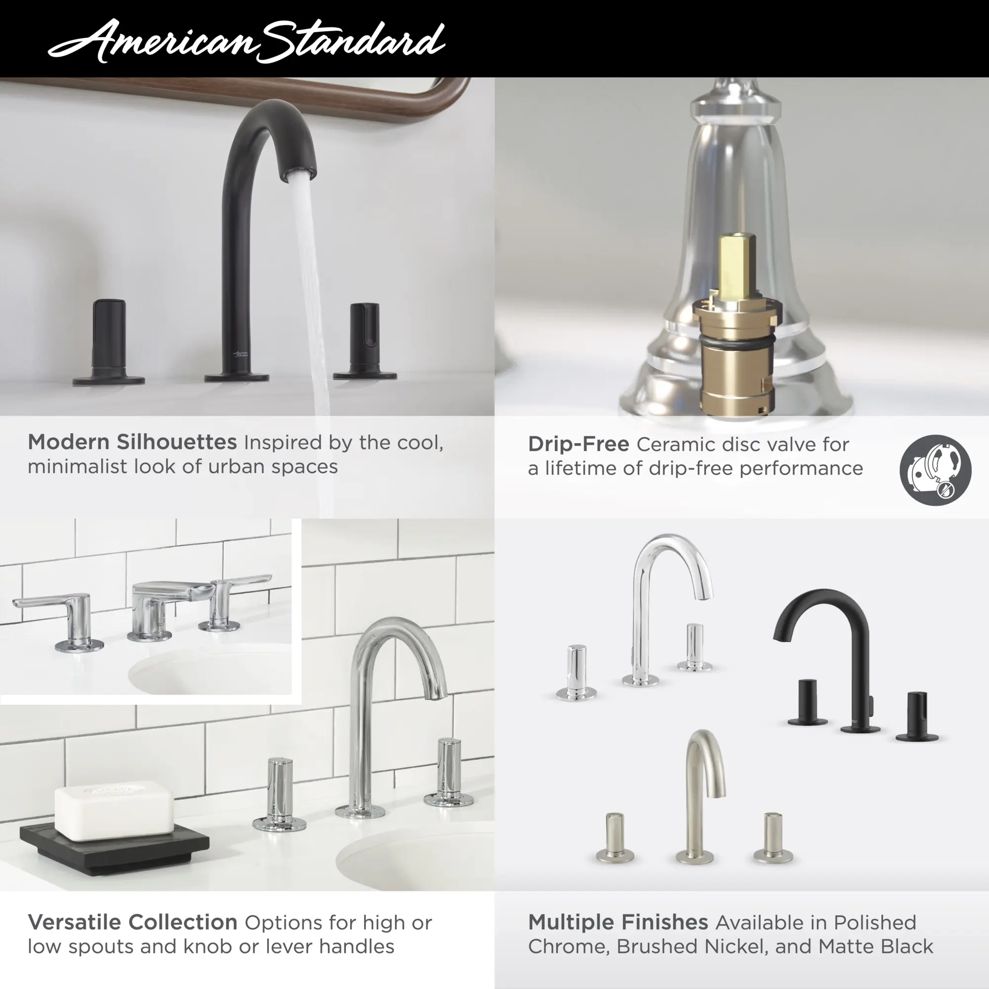 Studio® S 8-Inch Widespread 2-Handle Bathroom Faucet 1.2 gpm/4.5 L/min With Lever Handles - Image 26