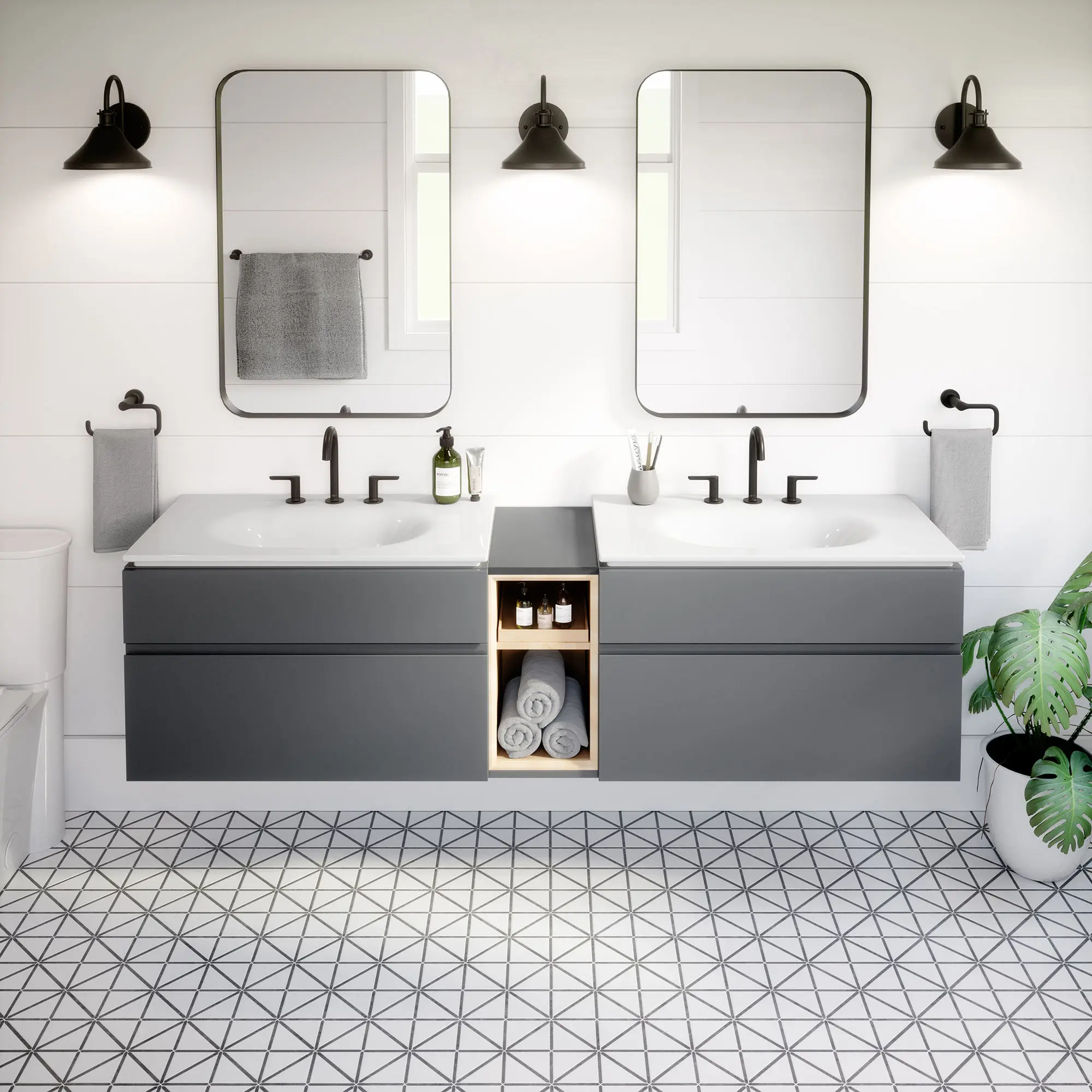 Studio® S 8-Inch Widespread 2-Handle Bathroom Faucet 1.2 gpm/4.5 L/min With Lever Handles - Image 19