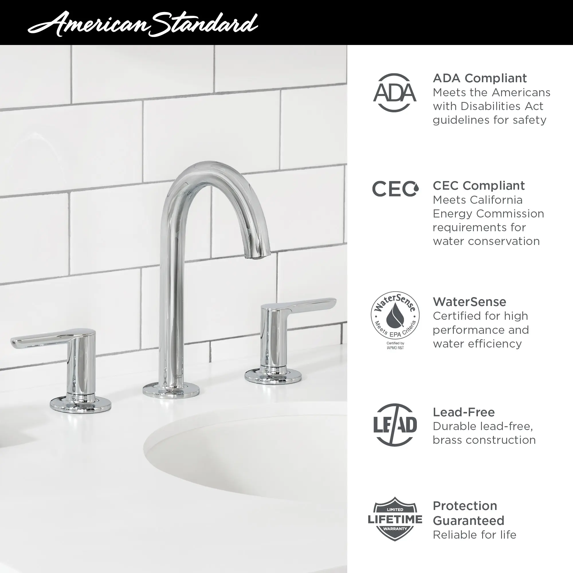 Studio® S 8-Inch Widespread 2-Handle Bathroom Faucet 1.2 gpm/4.5 L/min With Lever Handles - Image 31