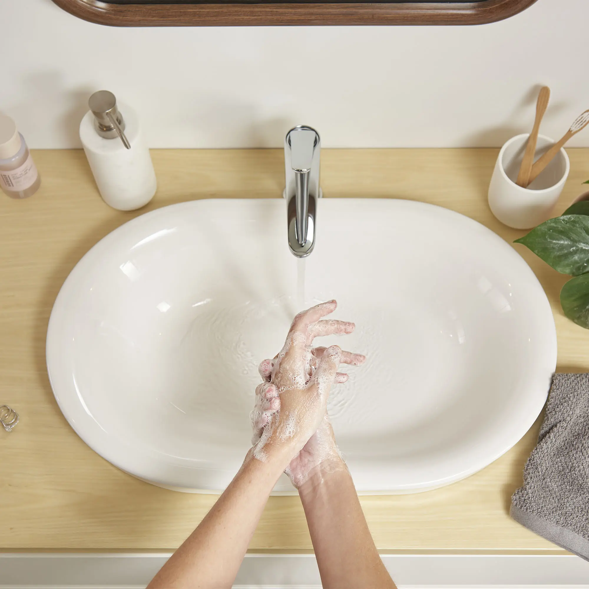 Studio® S Above Counter Sink Top with Center Hole Only - Image 11
