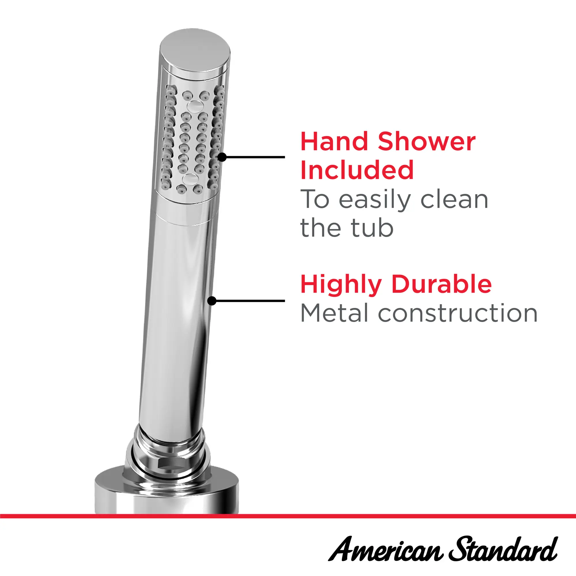 Studio® S Bathtub Faucet With Lever Handles and Personal Shower for Flash® Rough-In Valve - Image 11