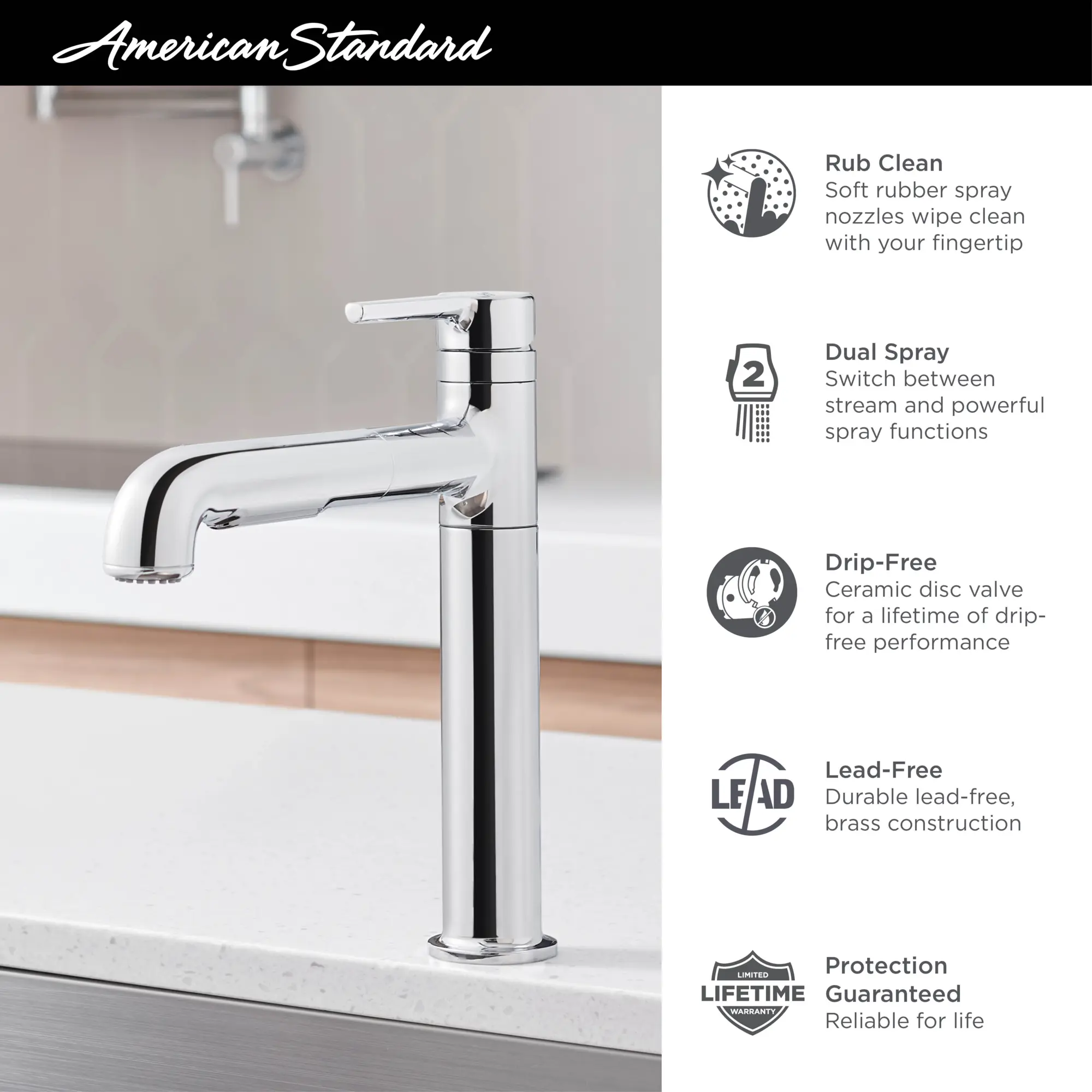 Studio® S Pull-Out Dual Spray Kitchen Faucet - Image 10