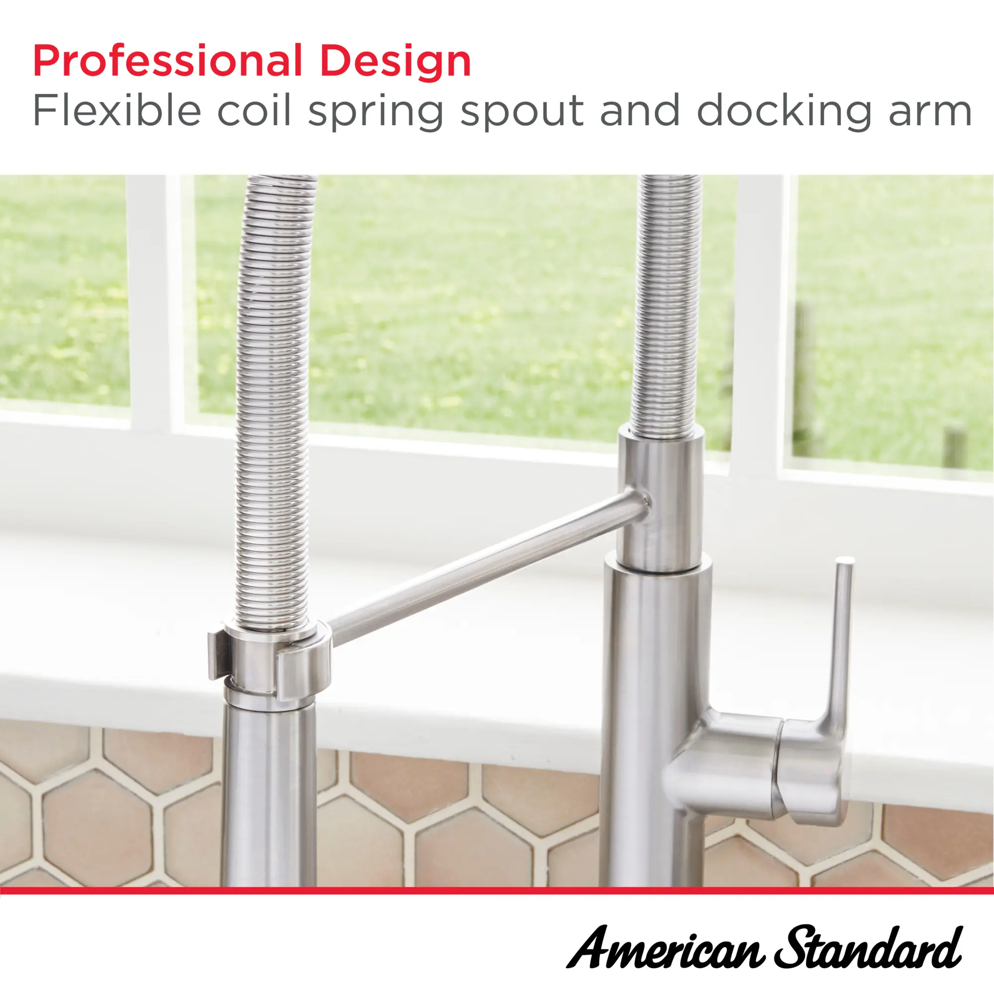 Studio® S Semi-Pro Pull-Down Dual Spray Kitchen Faucet With Spring Spout - Image 36