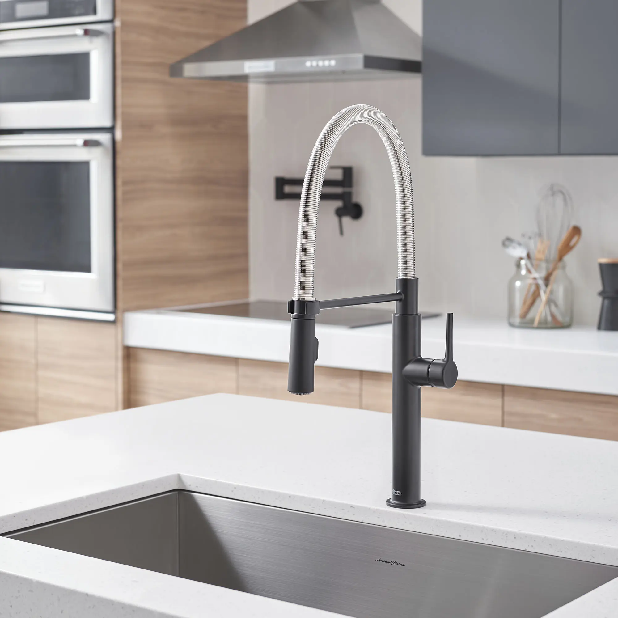 Studio® S Semi-Pro Pull-Down Dual Spray Kitchen Faucet With Spring Spout - Image 48
