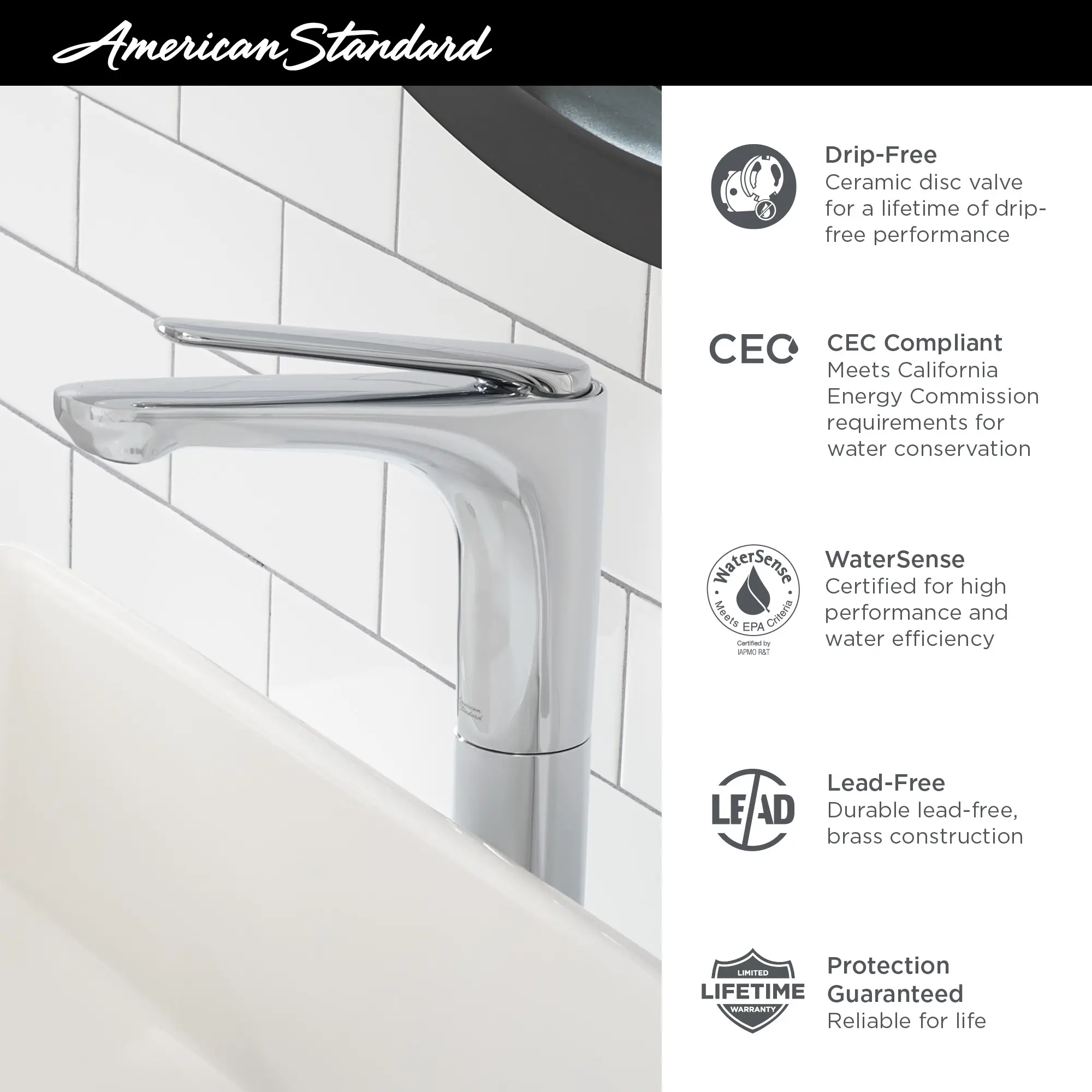 Studio® S Single Hole Single-Handle Vessel Sink Faucet 1.2 gpm/4.5 L/min With Lever Handle - Image 9