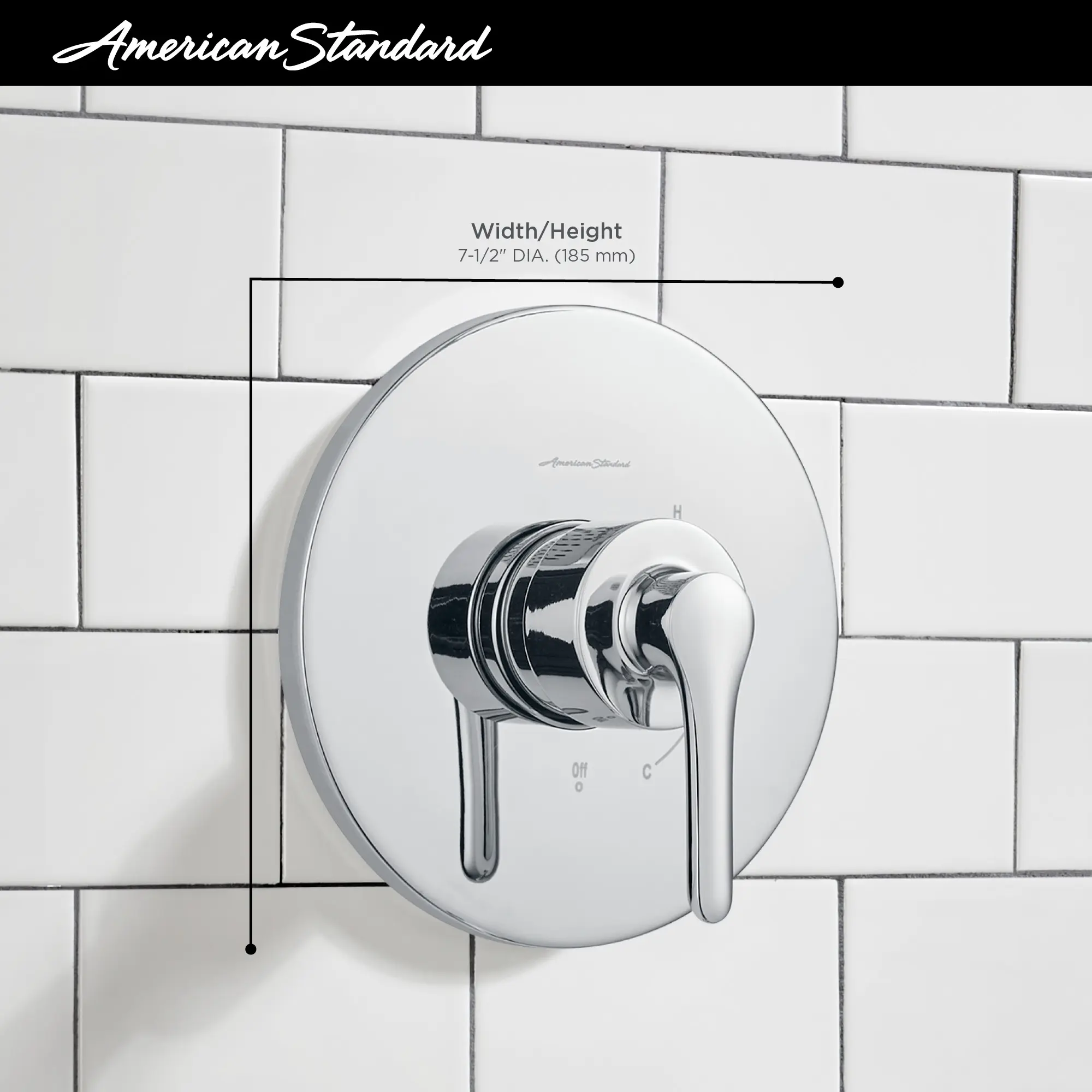 Studio® S Valve Only Trim Kit With Double Ceramic Pressure Balance Cartridge With Lever Handle - Image 6