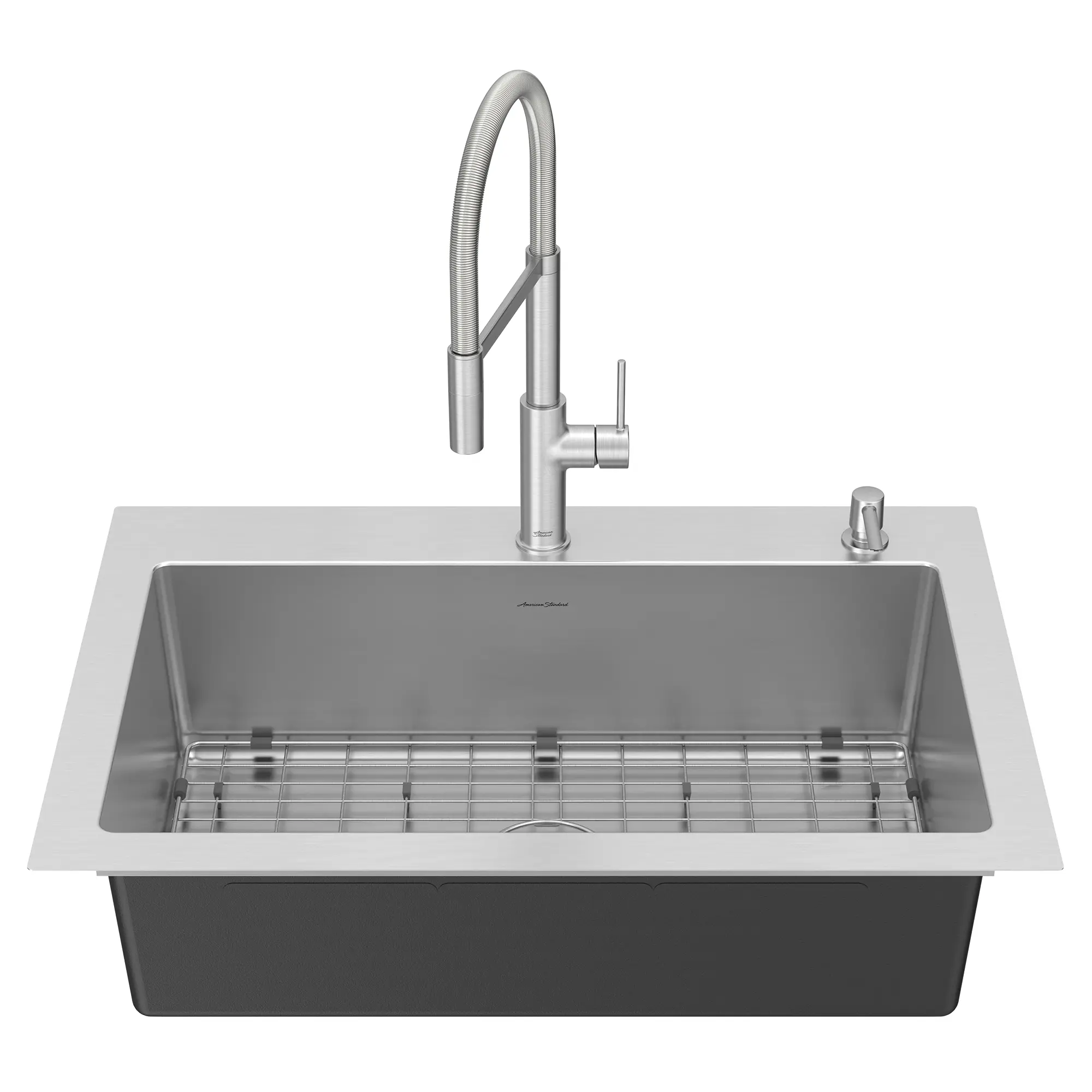 Tamarind® 33 x 22-Inch Stainless Steel Single-Bowl 1-Hole Kitchen Sink and Faucet - Image 6