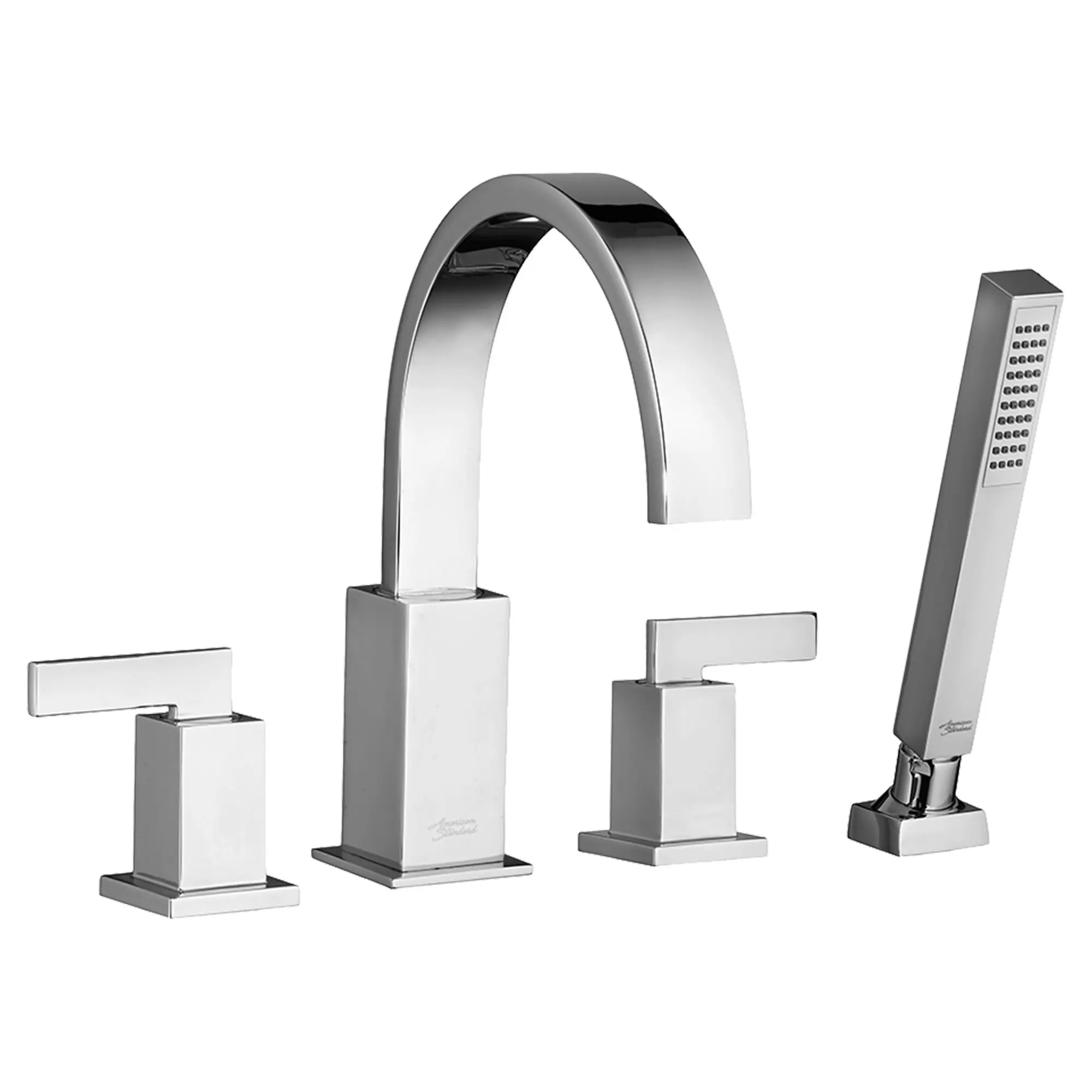 Time Square® Bathtub Faucet With Lever Handles and Personal Shower for Flash® Rough-In Valve