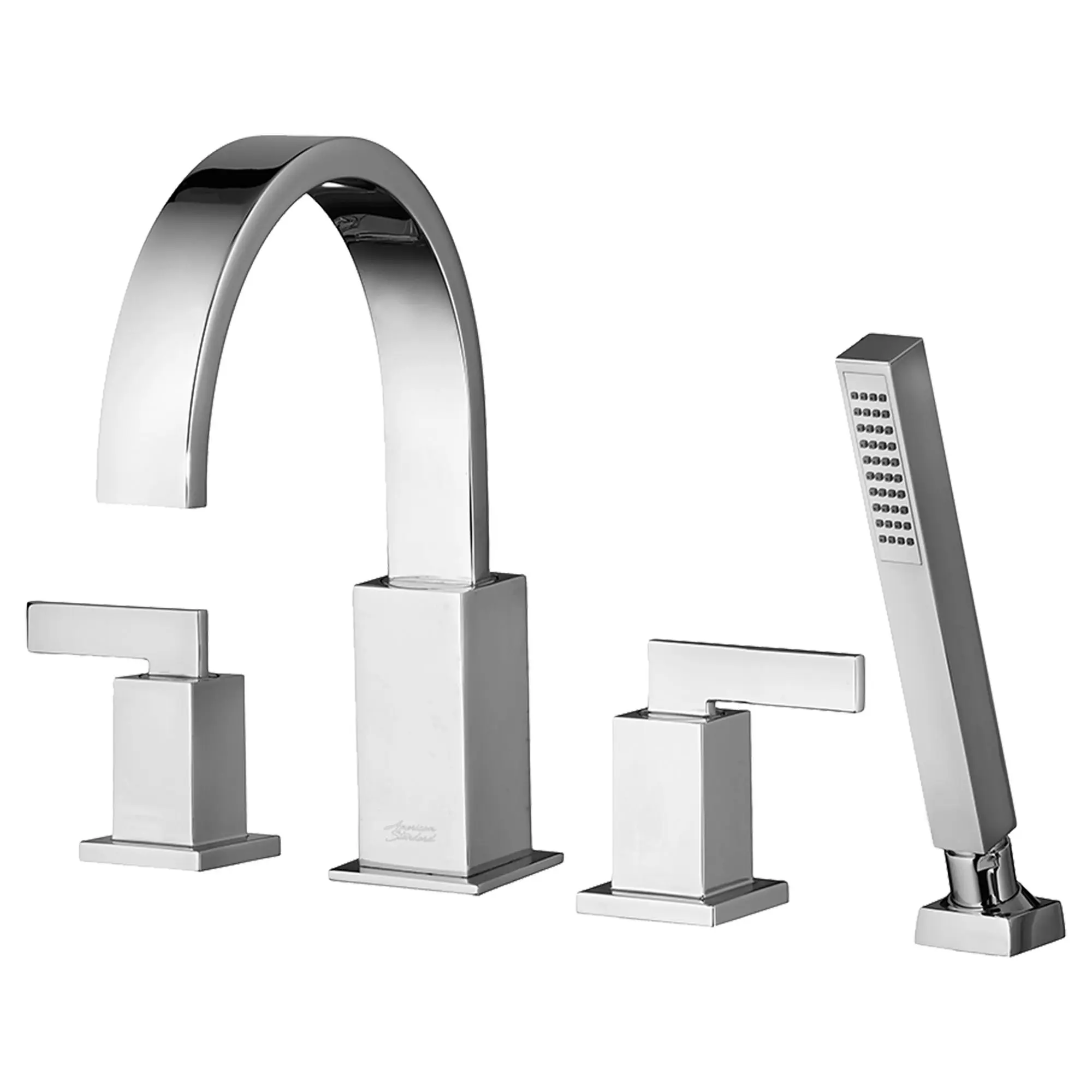 Time Square® Bathtub Faucet With Lever Handles and Personal Shower for Flash® Rough-In Valve - Image 3