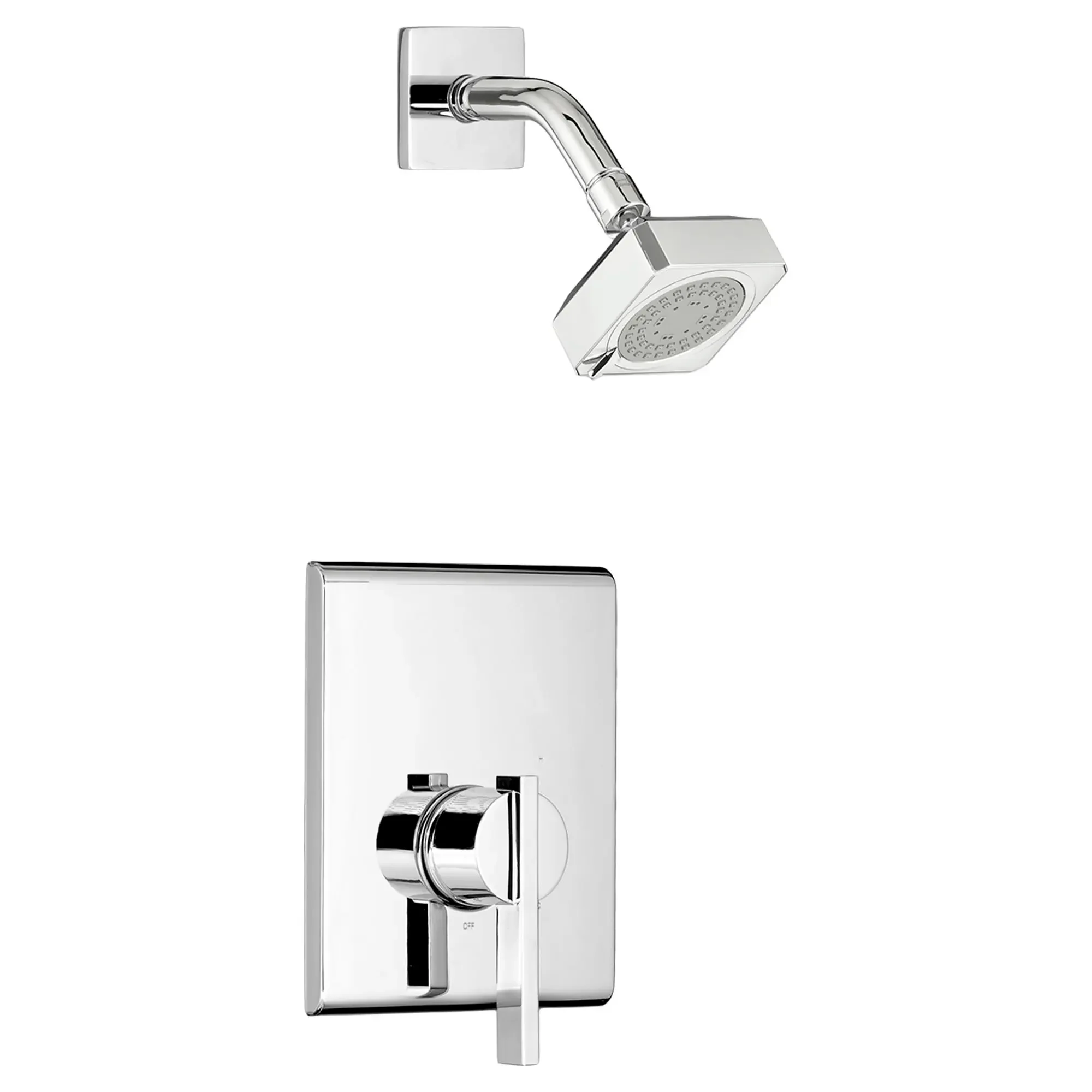 Times Square® 1.75 gpm/6.6 L/min Shower Trim Kit With Water-Saving Showerhead, Double Ceramic Pressure Balance Cartridge With Lever Handle - Image 2