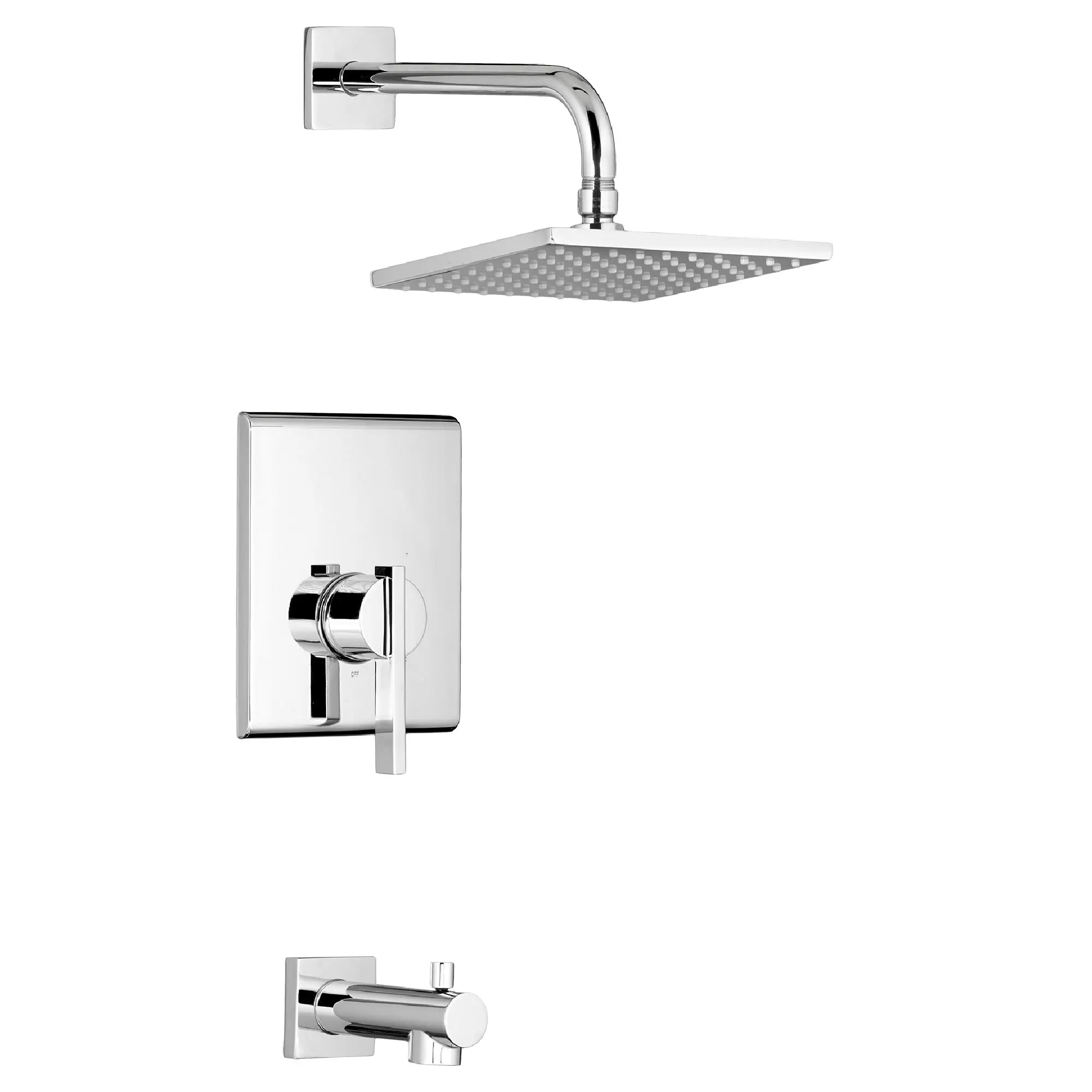 Times Square® 2.5 gpm/9.5 L/min Tub and Shower Trim Kit With Rain Showerhead, Double Ceramic Pressure Balance Cartridge With Lever Handle - Image 4