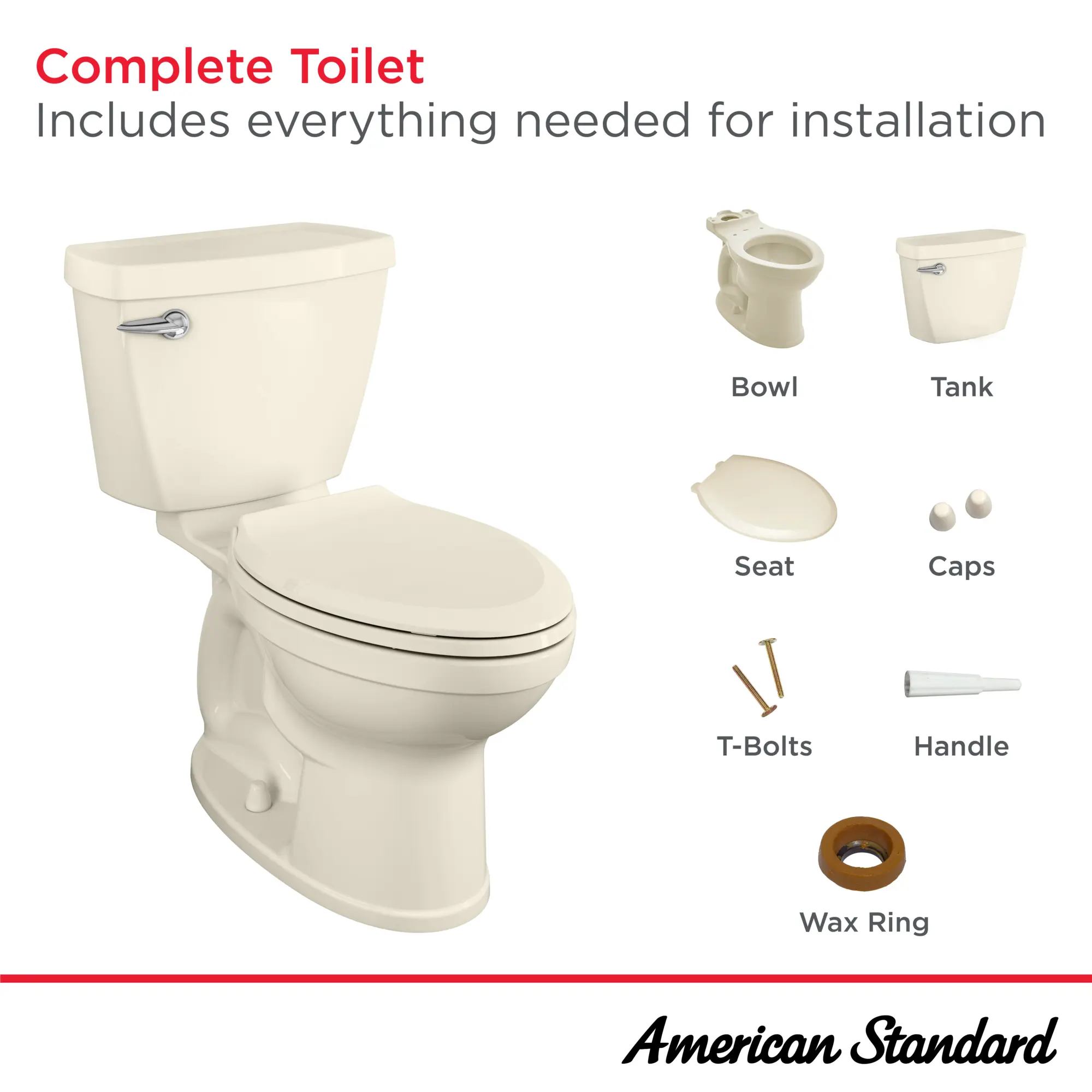 Titan 1.6 GPF/6.0 LPF Left Trip Lever Chair Height Elongated-Front Aquaguard Toilet with Seat - Image 22