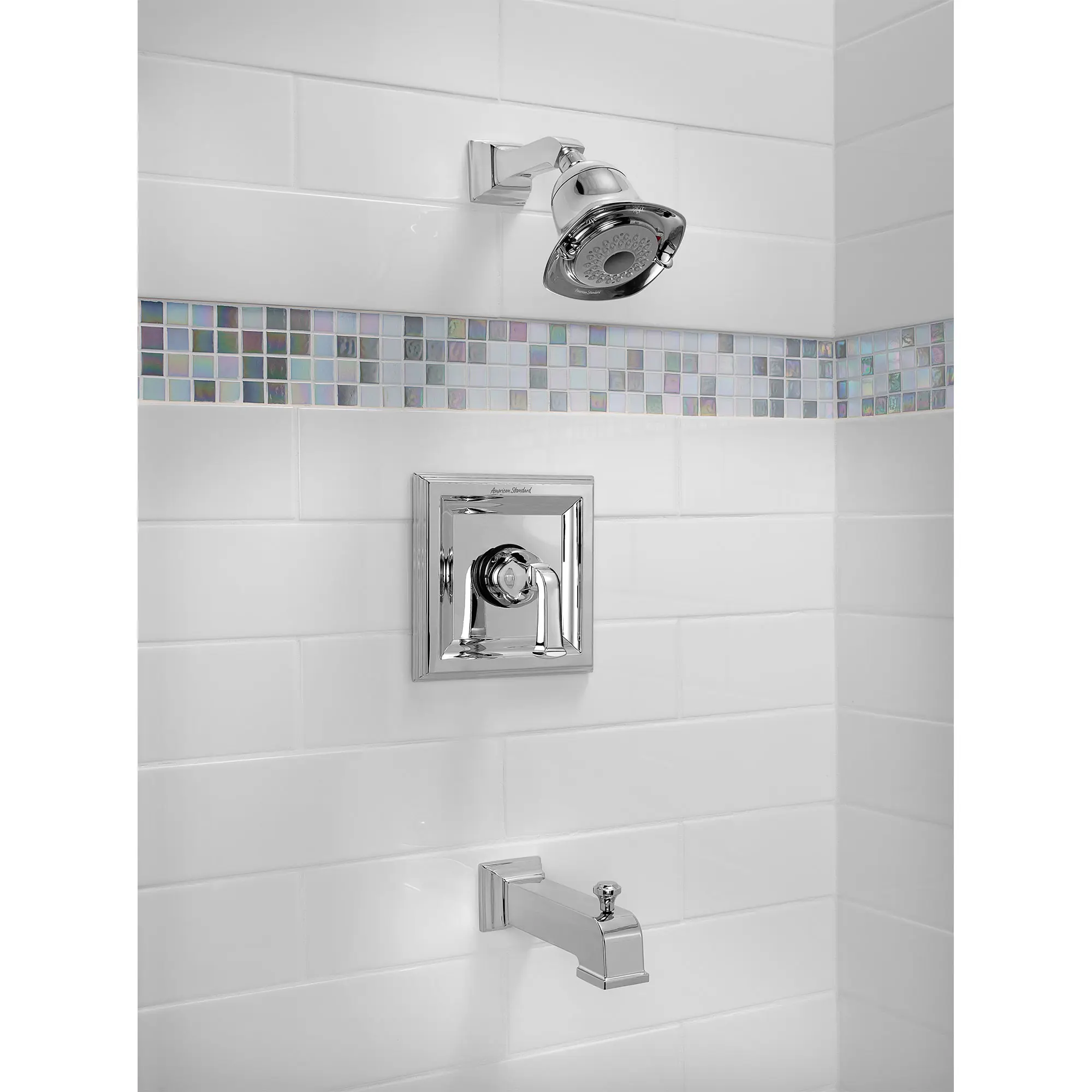 Town Square 2.0 GPM Tub and Shower Trim Kit with FloWise Showerhead and Lever Handle - Image 4