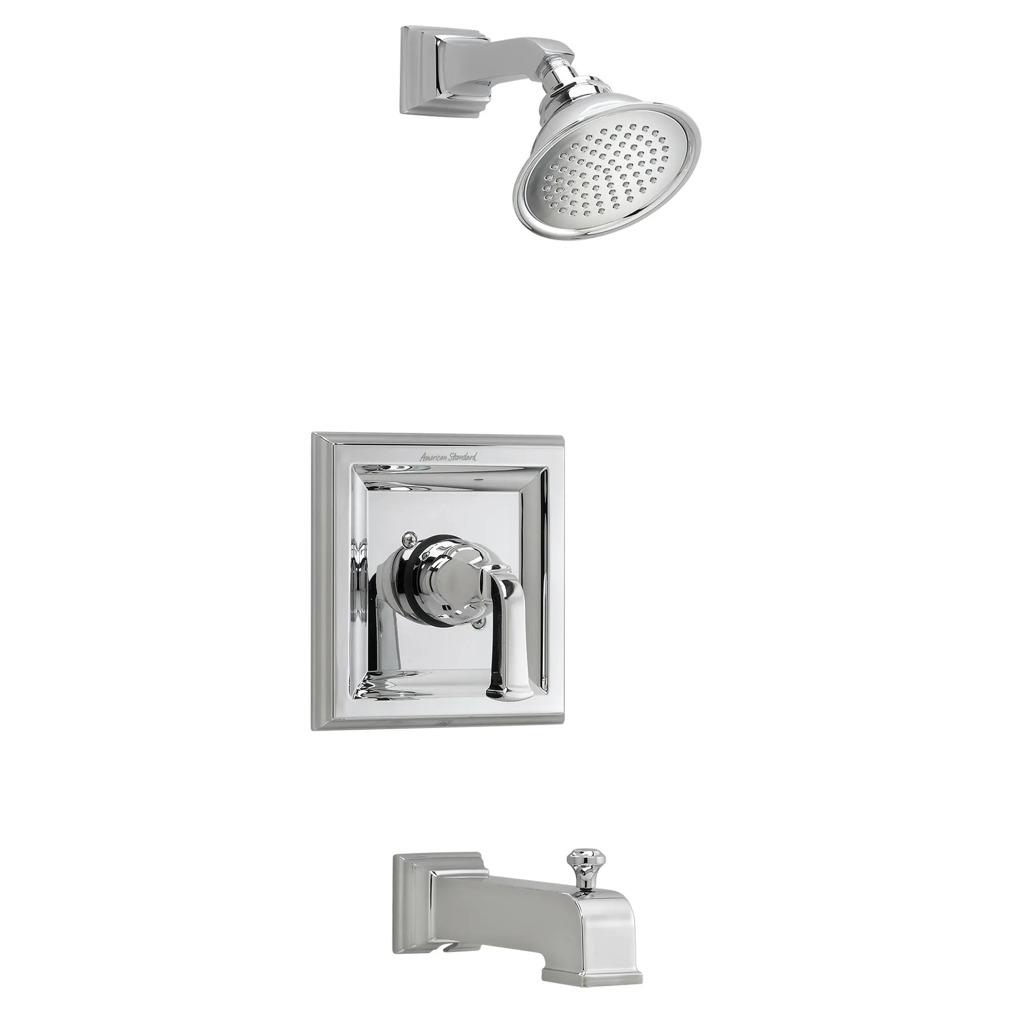 Town Square 2.5 GPM Tub and Shower Trim Kit with Rain Showerhead and Lever Handle